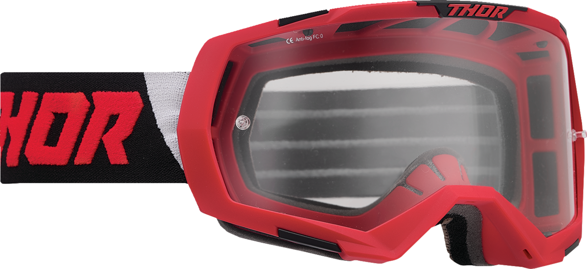 Thor Regiment Goggle Adult Red / Black