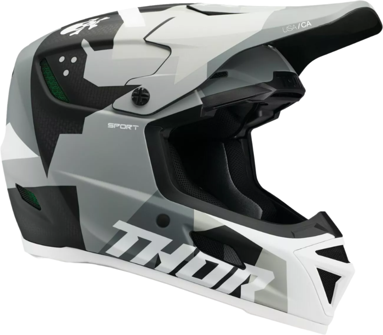 Thor Reflex Sport Carbon Helmet Adult Grey/White
