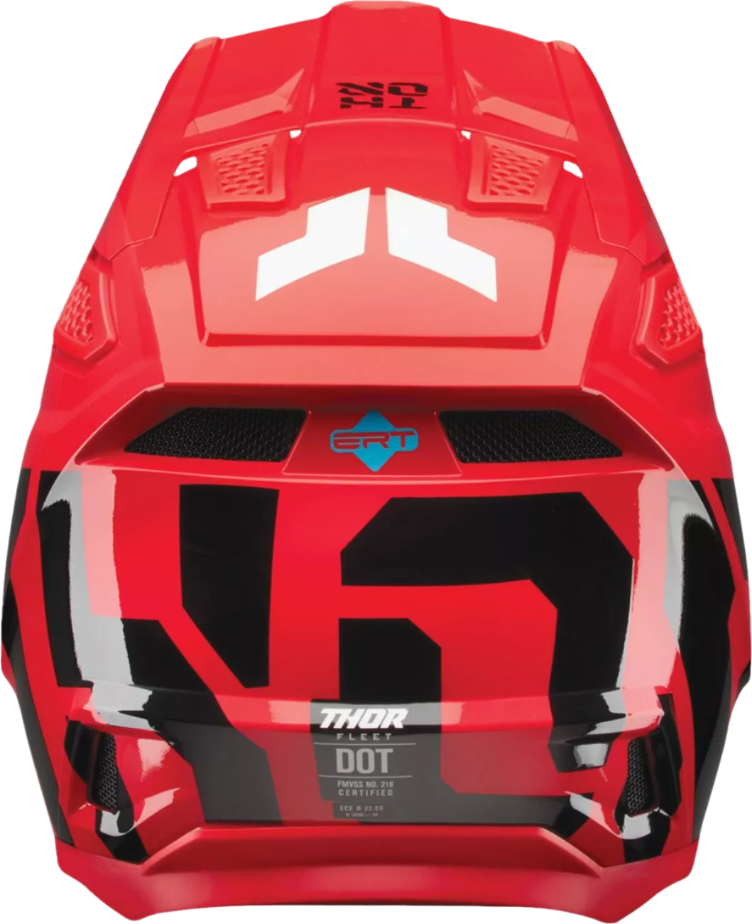 Thor Fleet Helmet Adult Forge Red