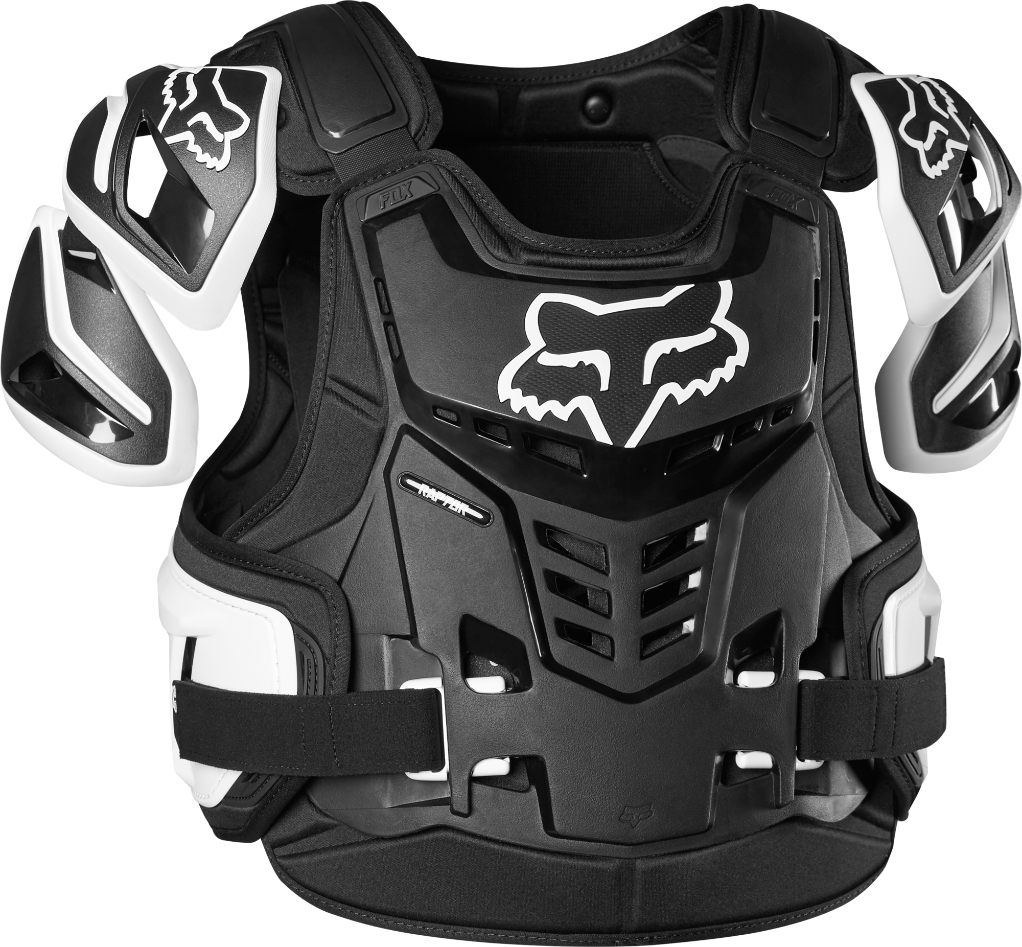 Fox Racing Raptor Vest Armour Adult Black / White
