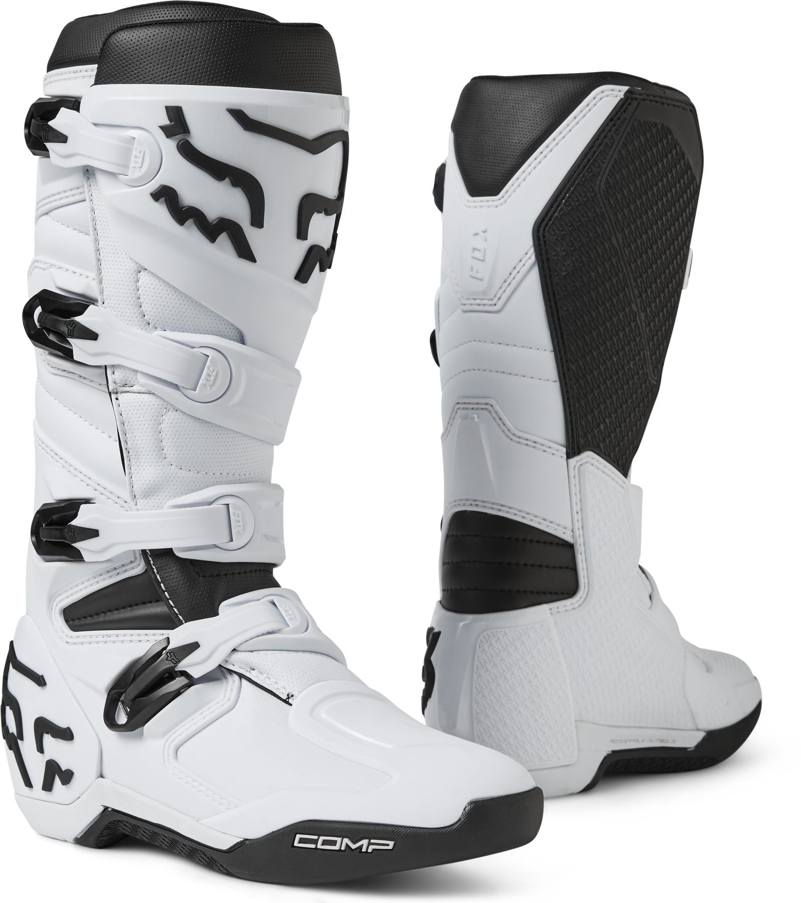Fox Racing Comp Boots Adult White