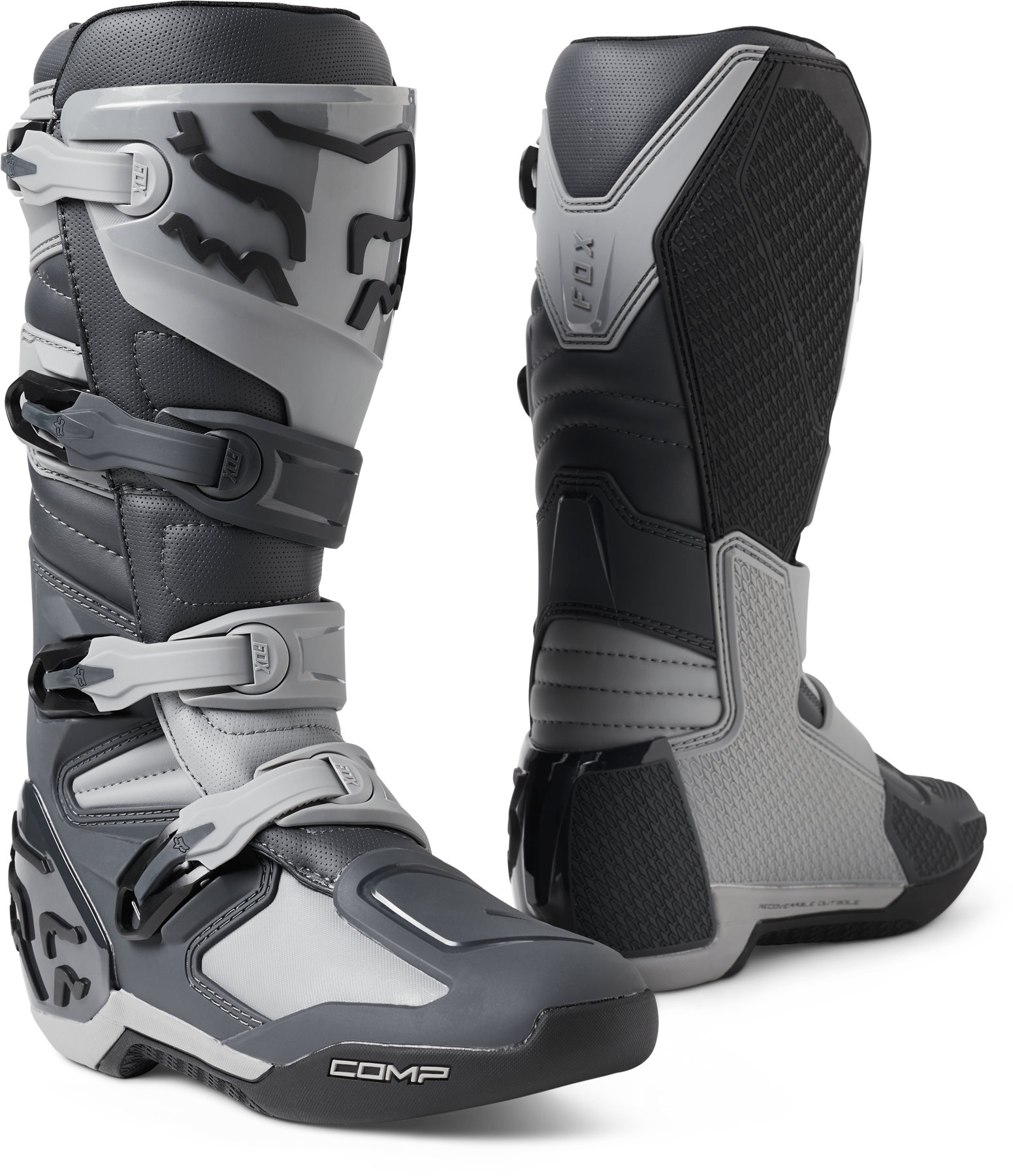 Fox Racing Comp Boots Adult Shadow