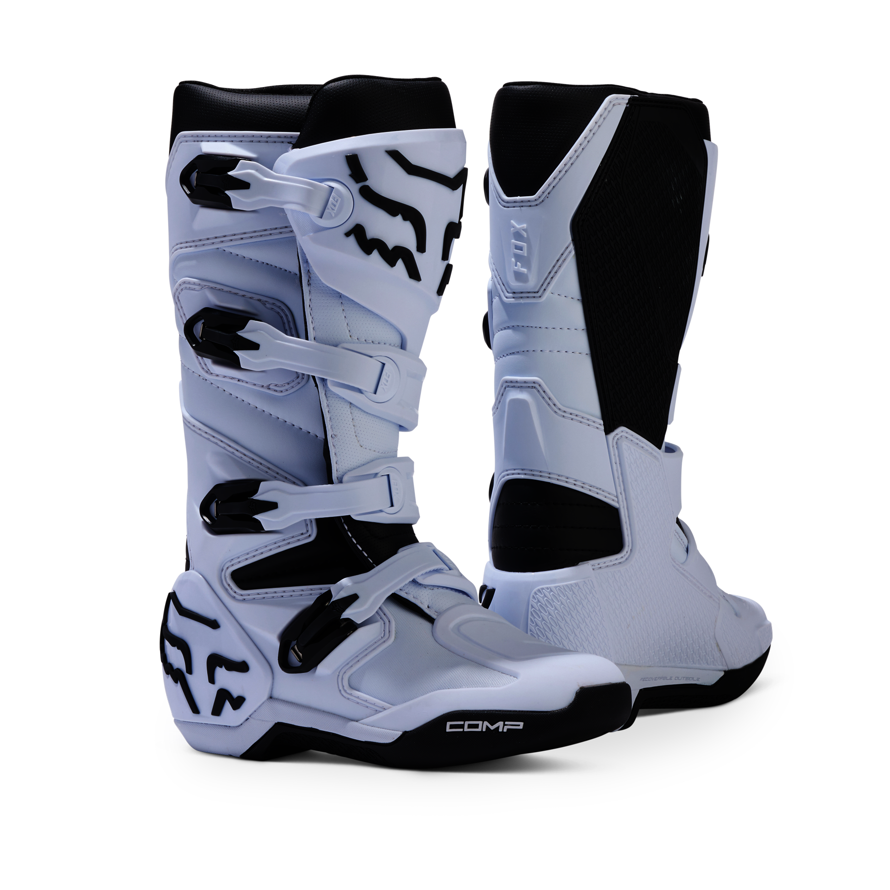 Fox Racing Comp Youth Boots White