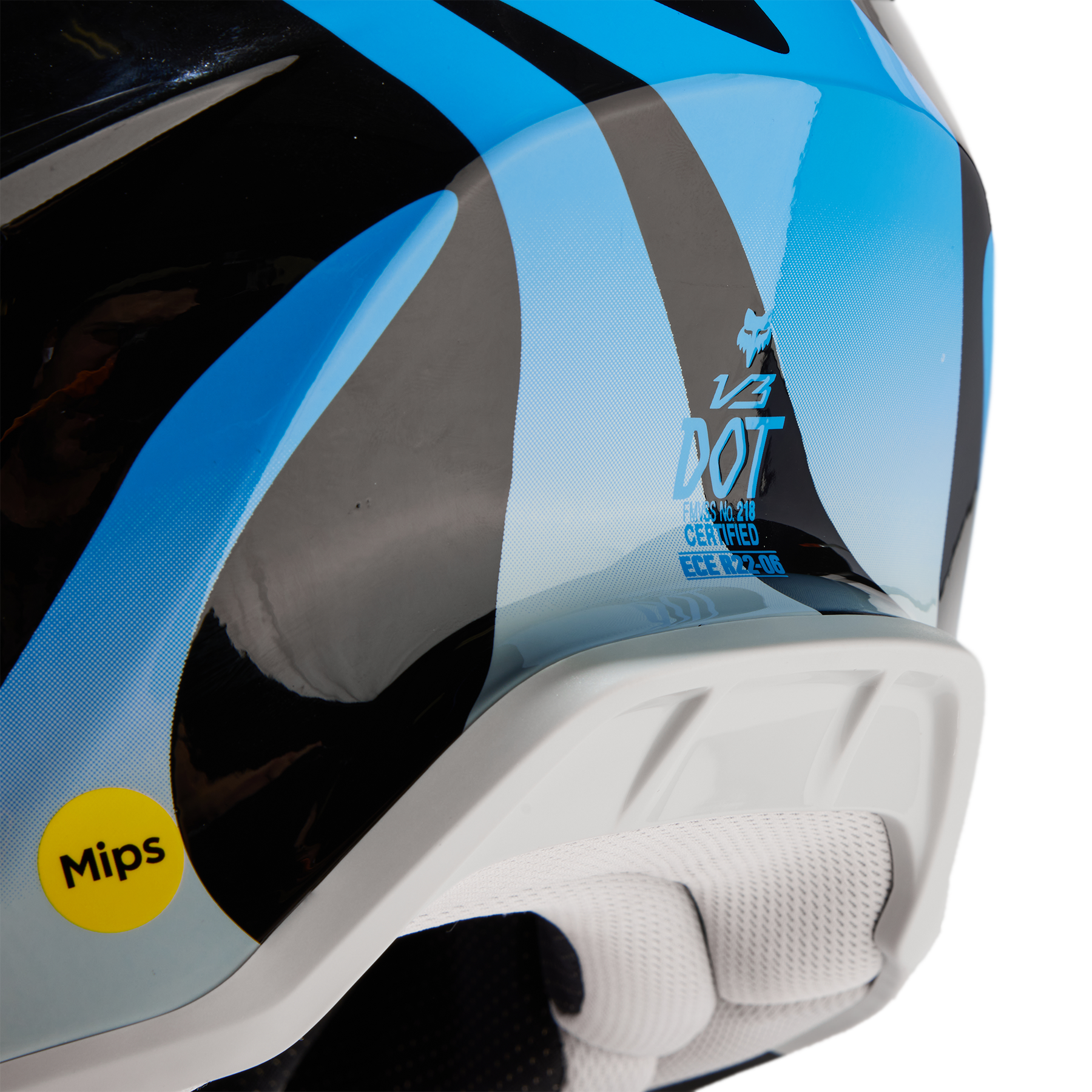 Fox Racing V3 Magnetic Helmet Adult Black