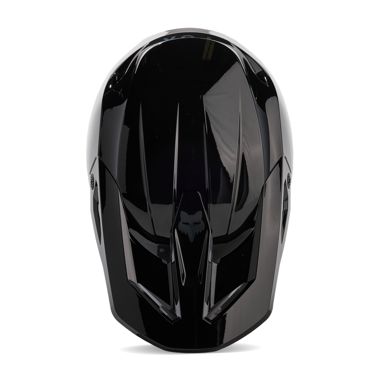 Fox V1 Solid Helmet Adult Gloss Black