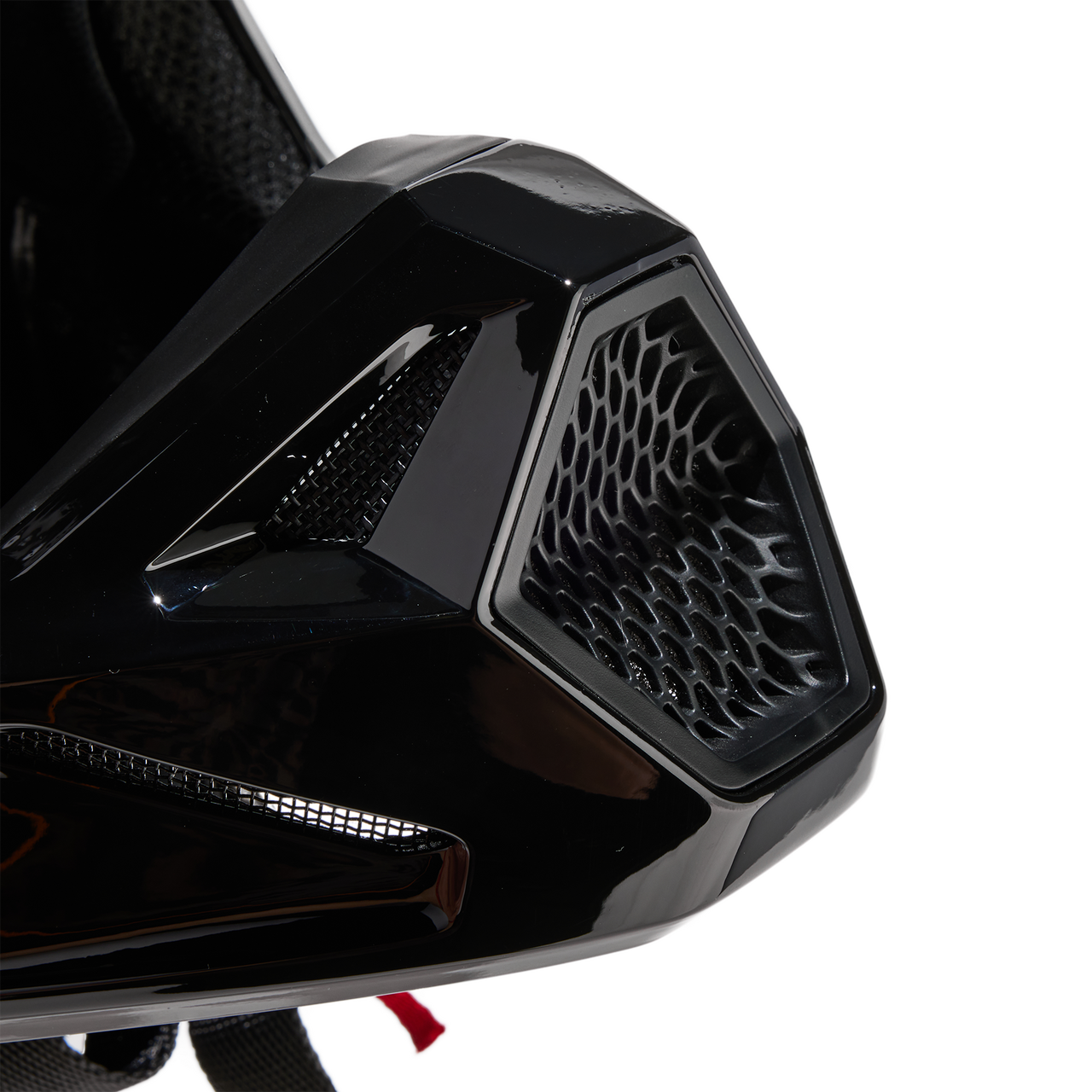 Fox V1 Solid Helmet Adult Gloss Black
