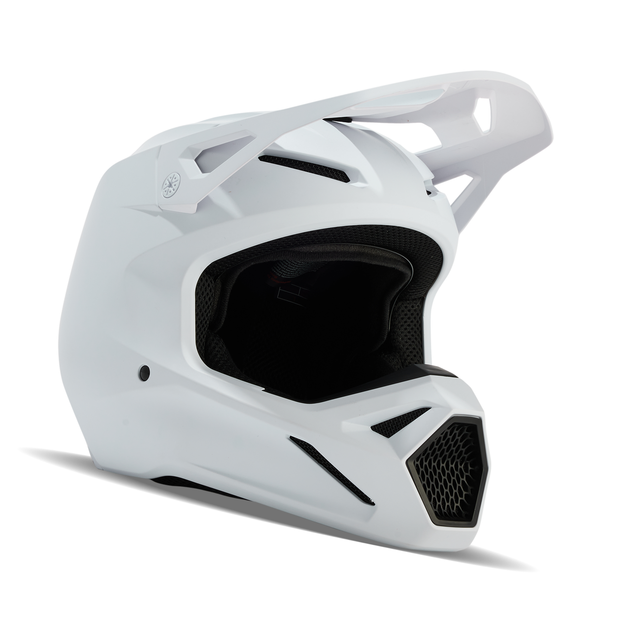 Fox V1 Solid Helmet Adult Matte White