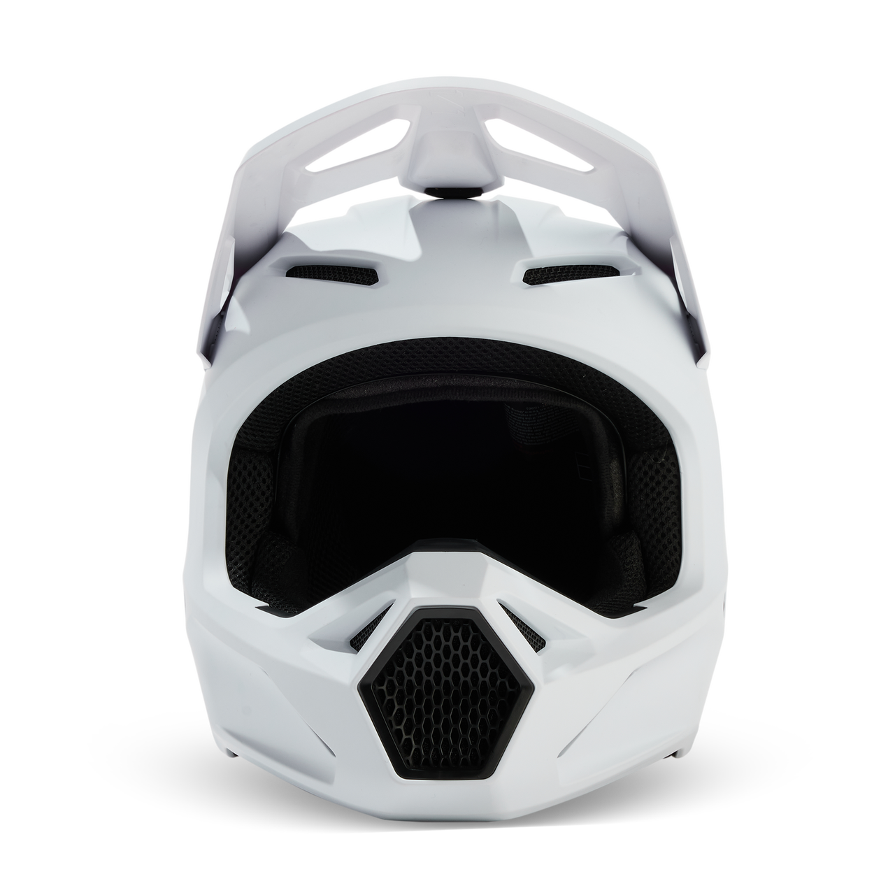 Fox V1 Solid Helmet Adult Matte White