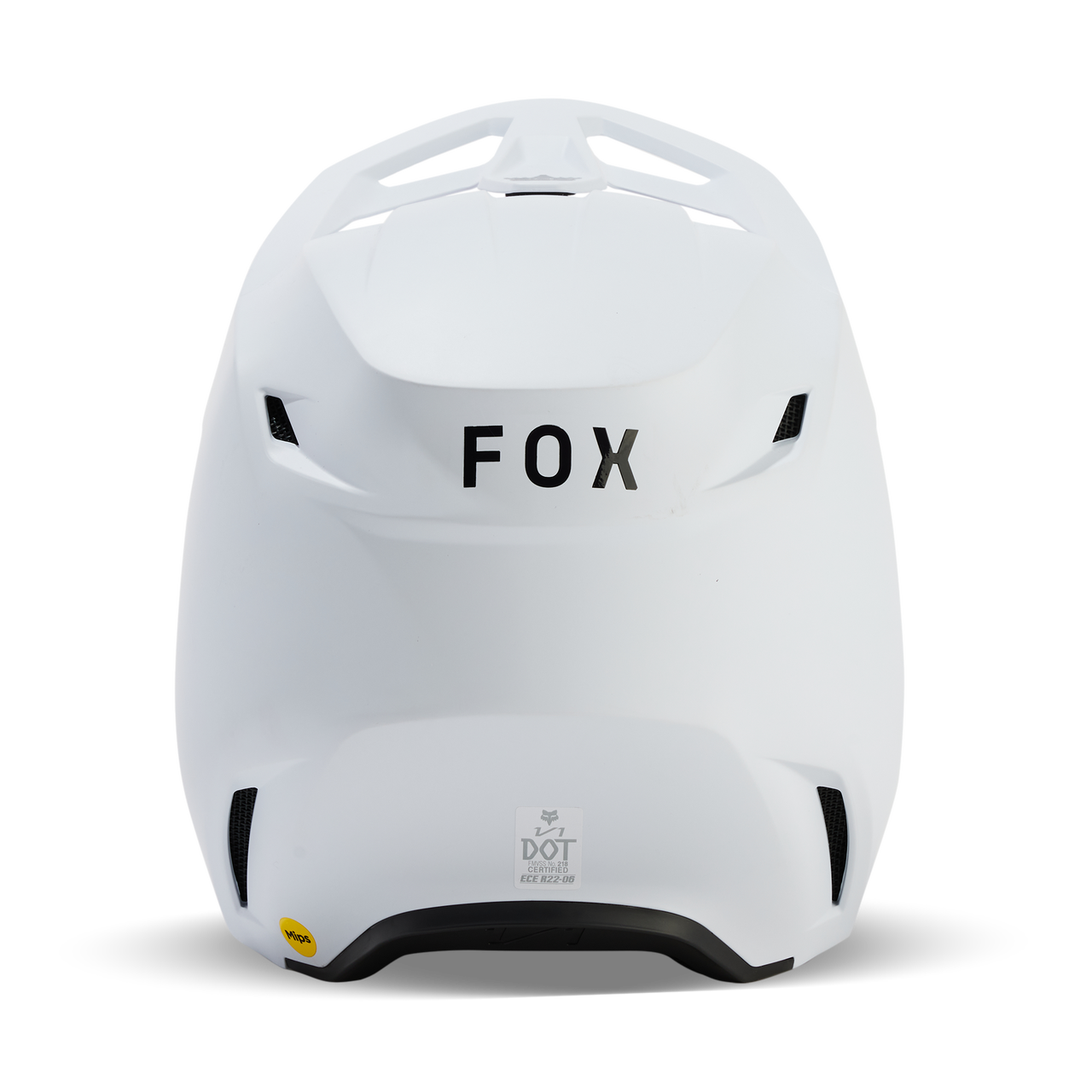 Fox V1 Solid Helmet Adult Matte White