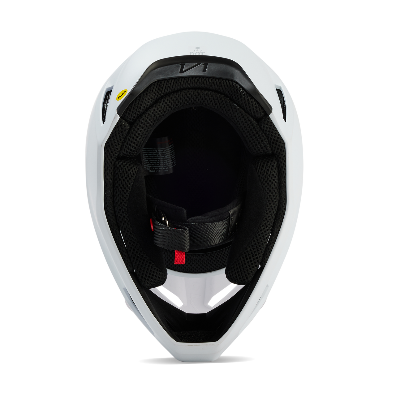 Fox V1 Solid Helmet Adult Matte White