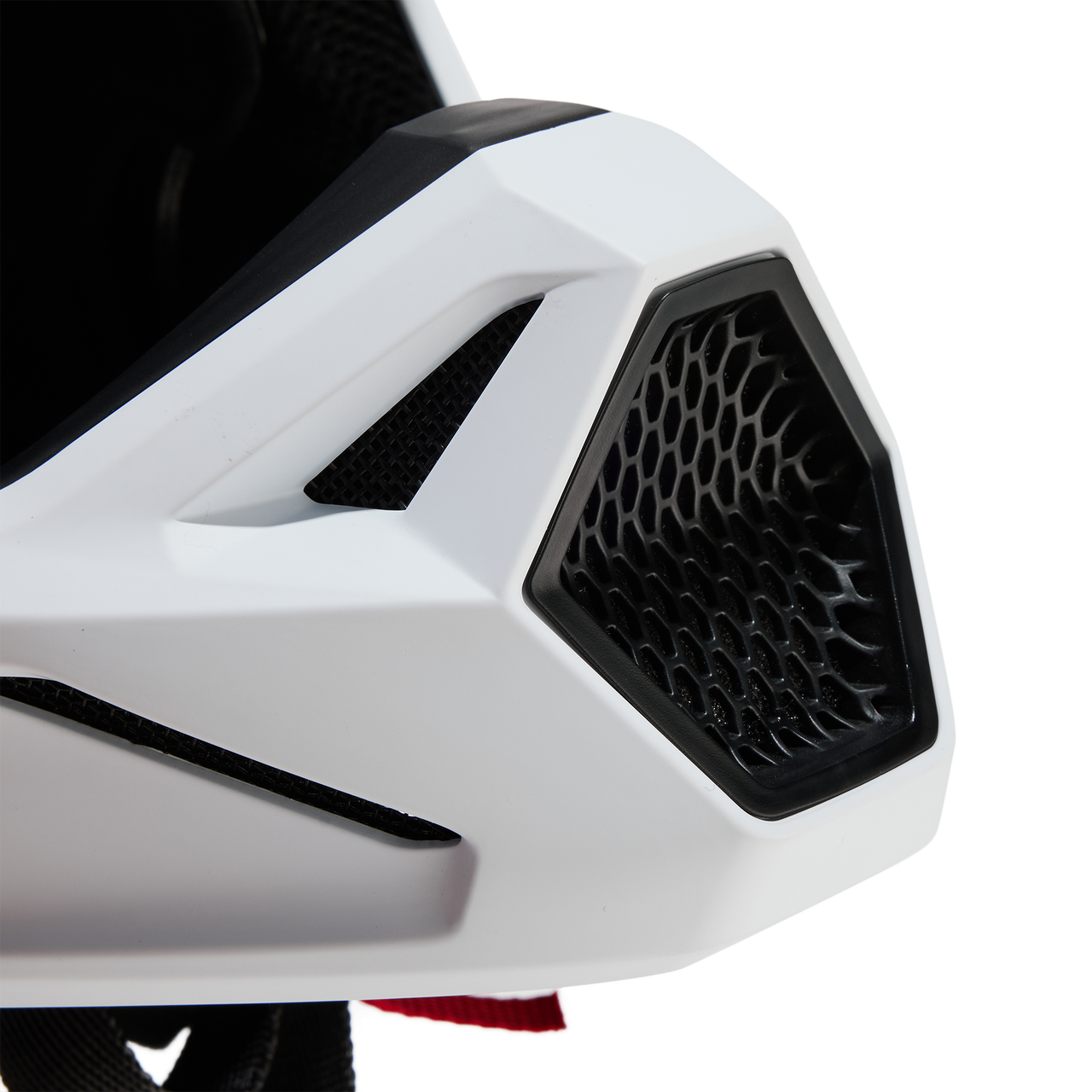 Fox V1 Solid Helmet Adult Matte White