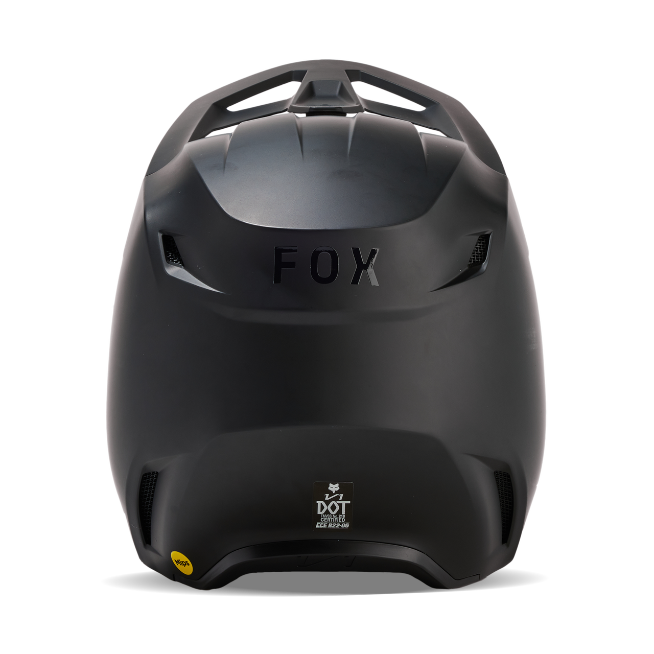 Fox V1 Solid Helmet Adult Matte Black