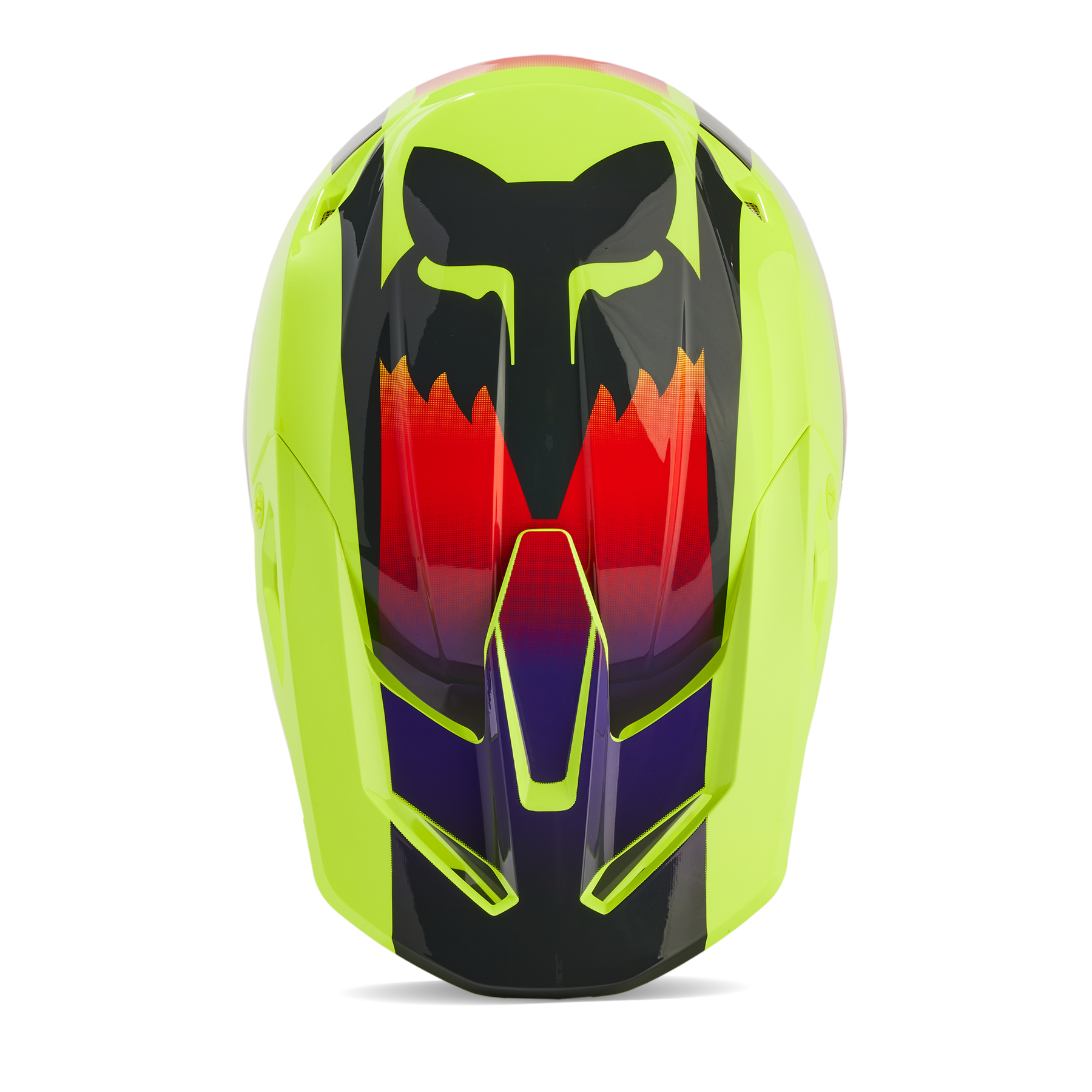 Fox Racing V1 Flora Helmet Adult Yellow