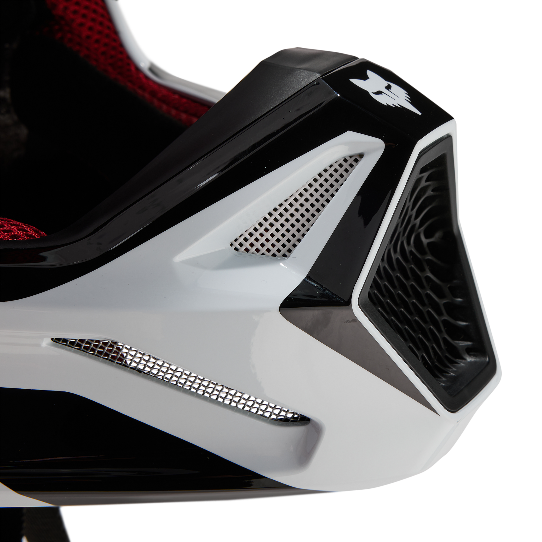 Fox Racing V1 Flora Helmet Adult White