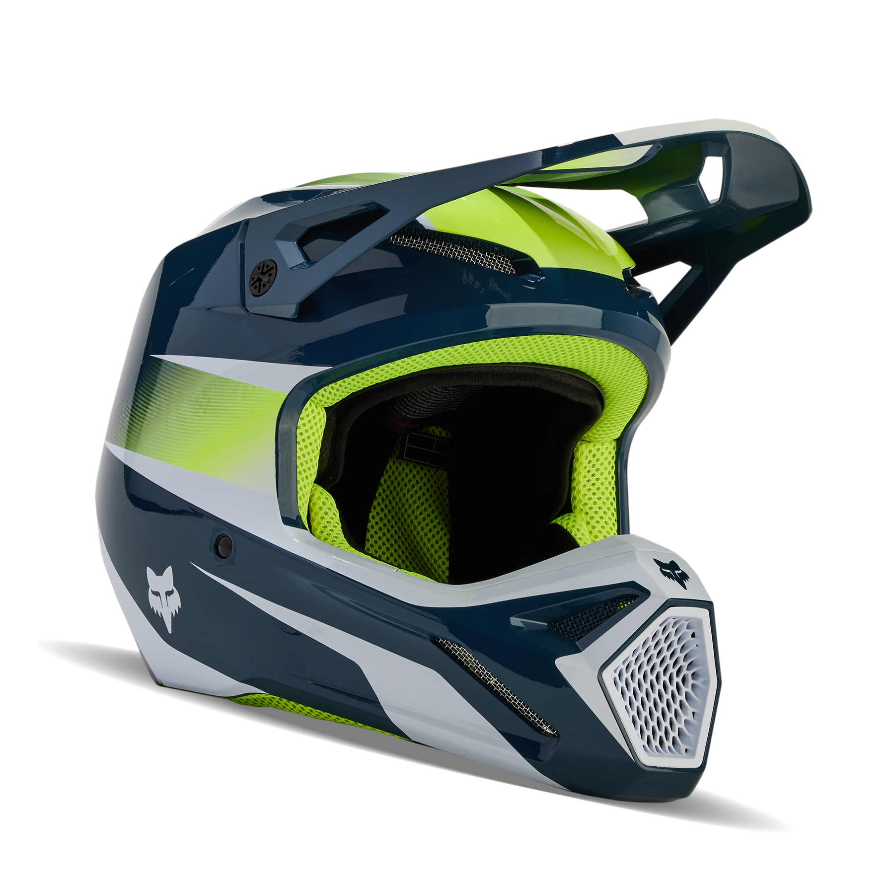 Fox Racing V1 Flora Helmet Adult Indigo