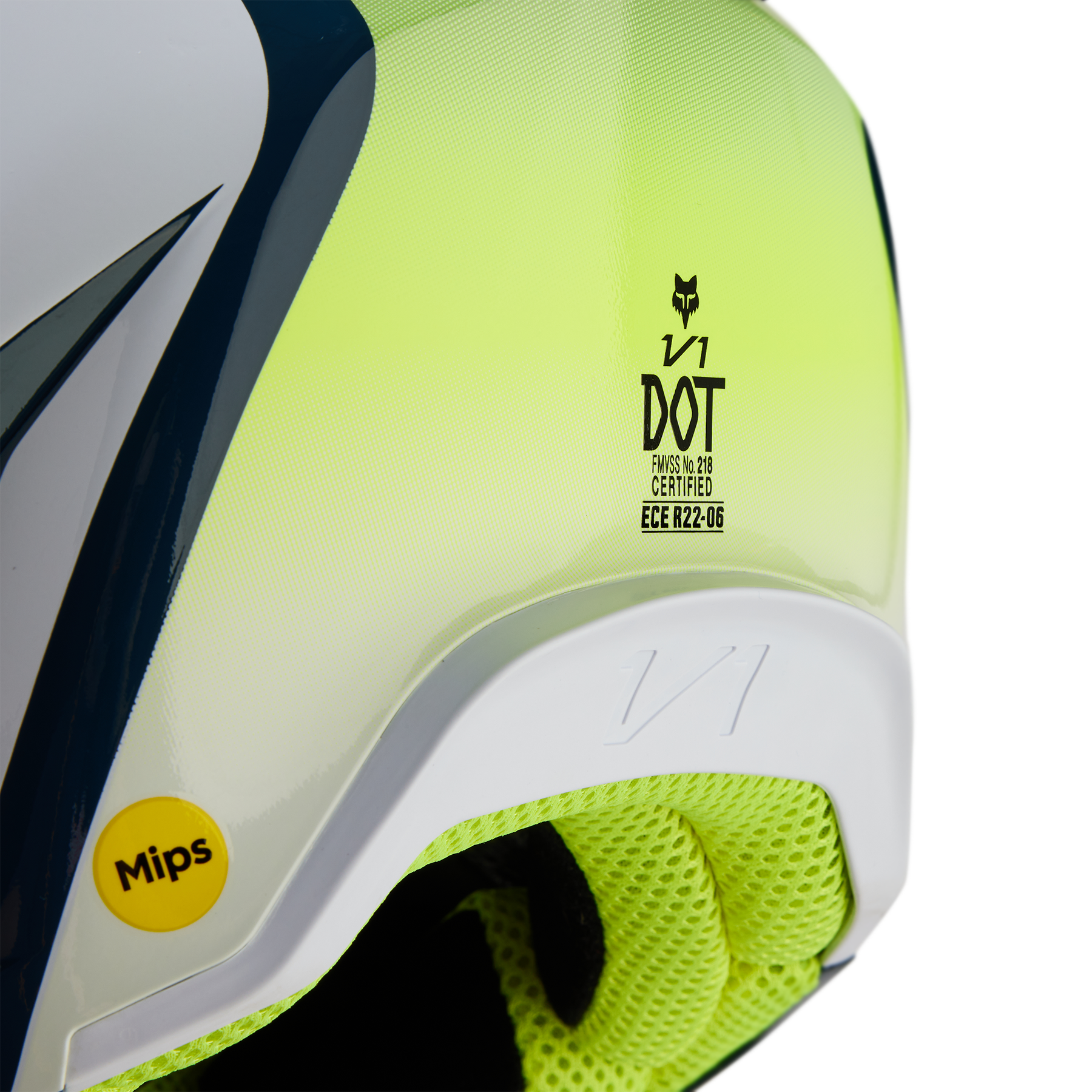 Fox Racing V1 Flora Helmet Adult Indigo