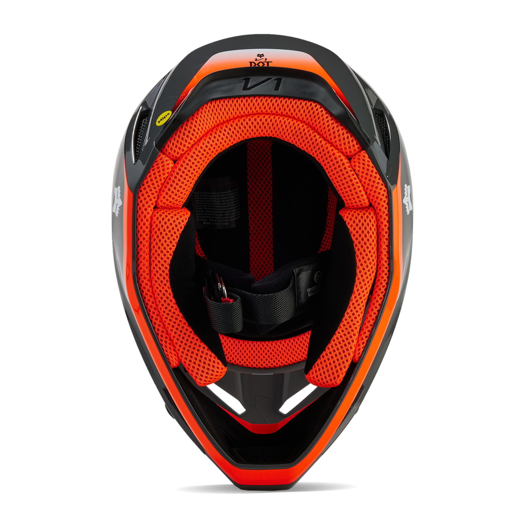 Fox Racing V1 Ballast Helmet Adult Grey