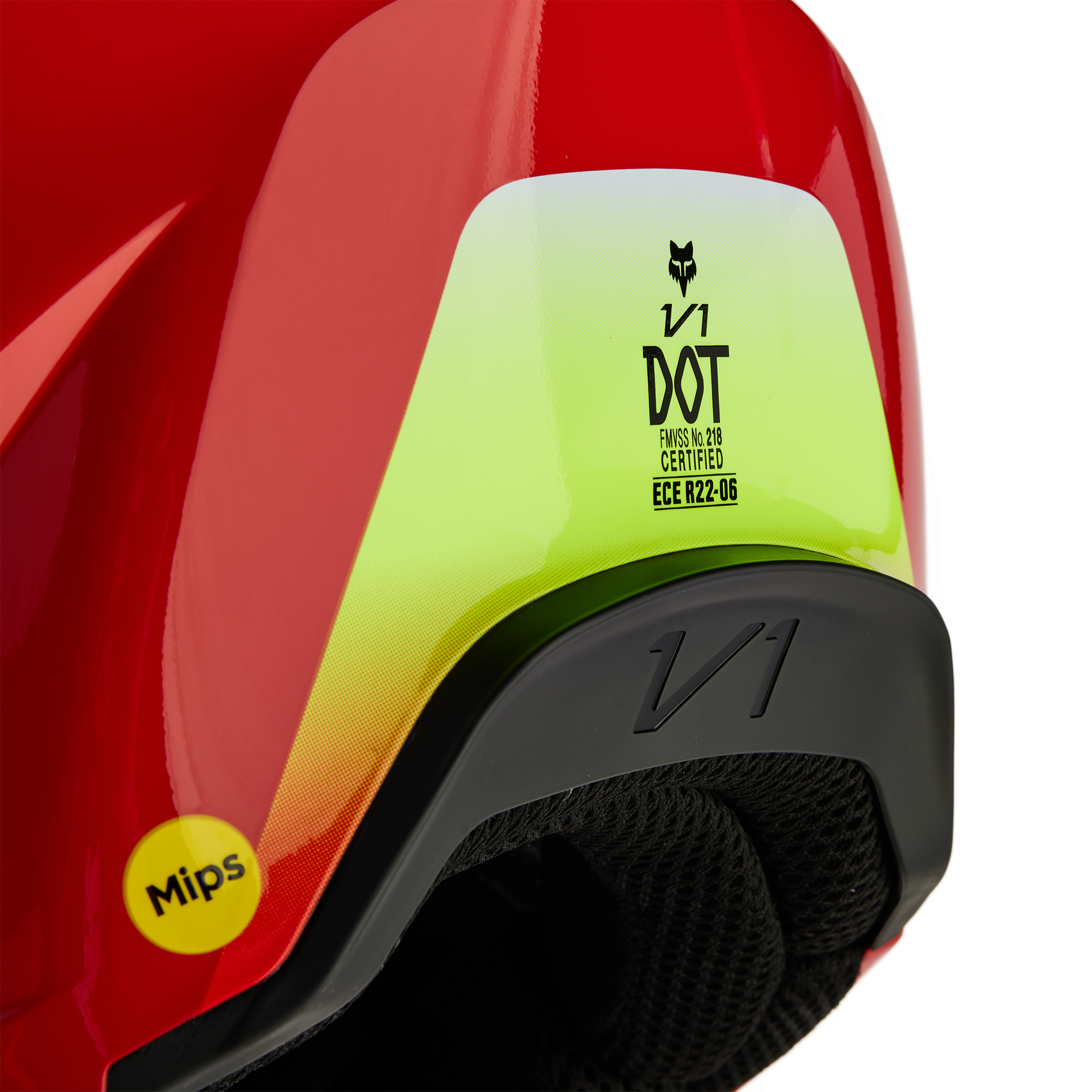 Fox Racing V1 Ballast Helmet Adult Red