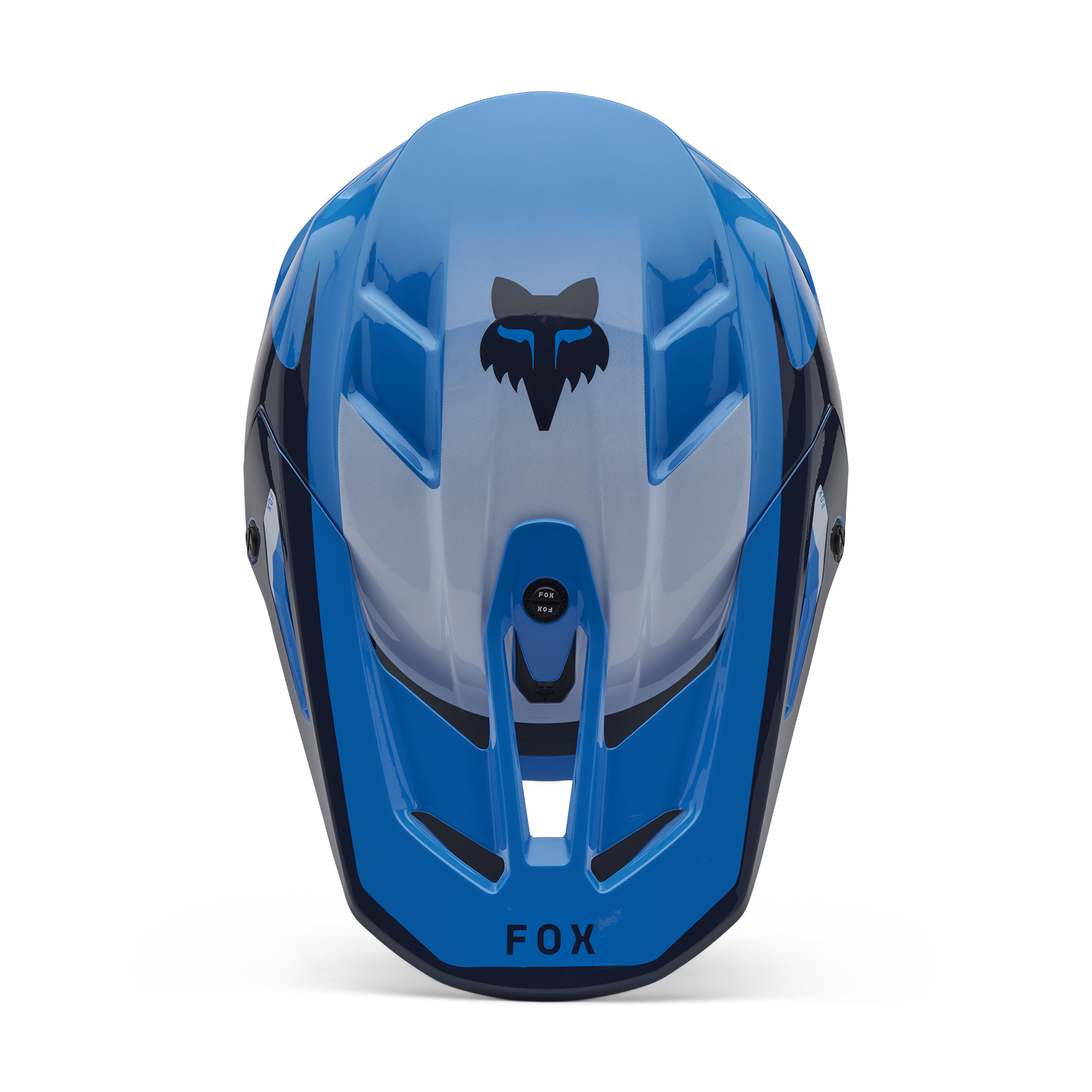 Fox Racing V3 Divider Helmet Adult Blue