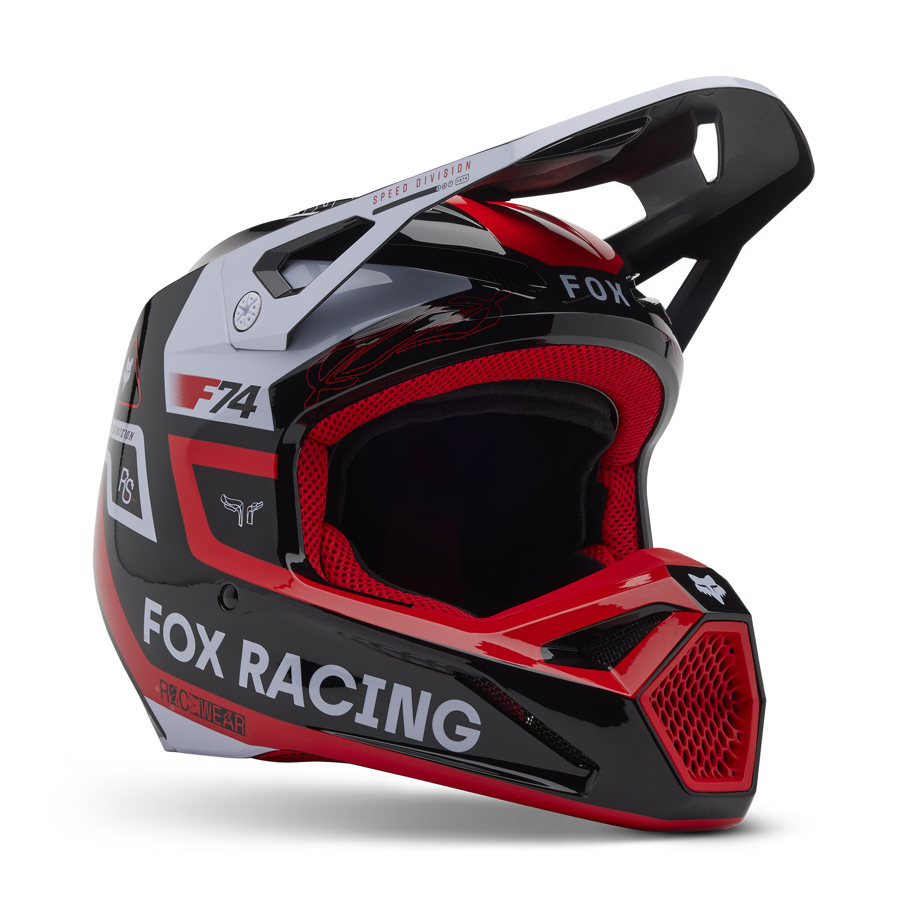 Fox Racing V1 Race Spec Helmet Adult Red