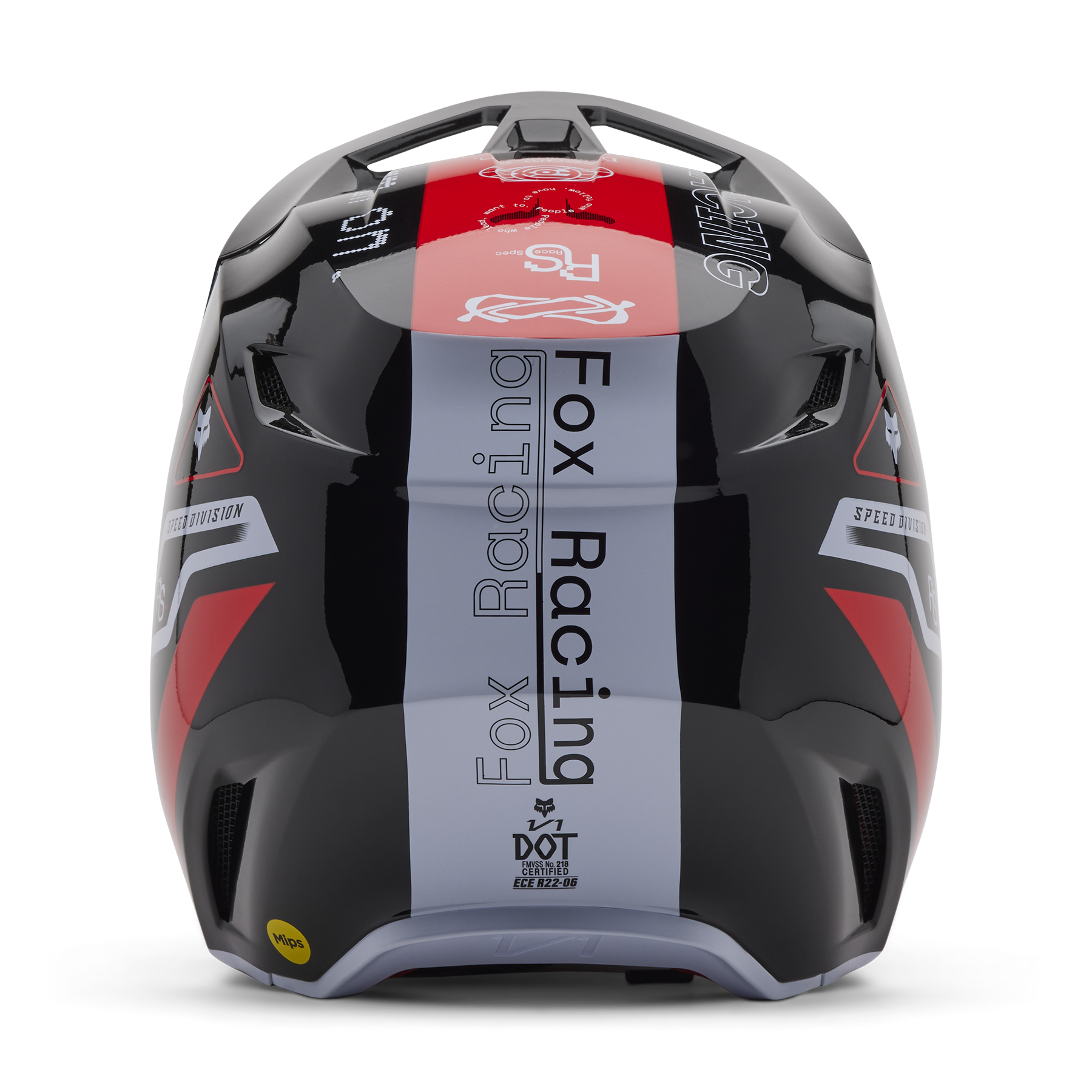 Fox Racing V1 Race Spec Helmet Adult Red