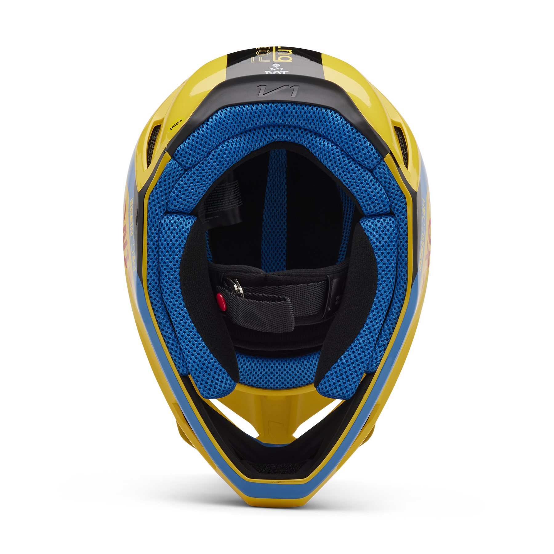 Fox Racing V1 Race Spec Helmet Adult Yellow