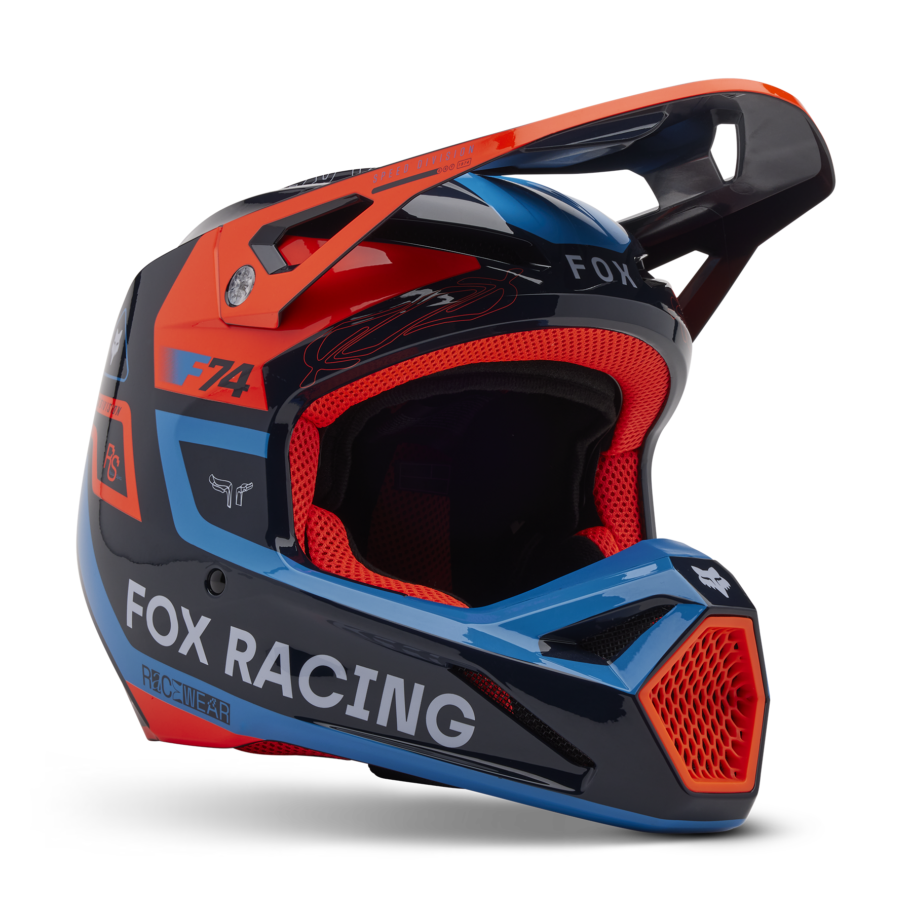 Fox Racing V1 Race Spec Helmet Adult Midnight