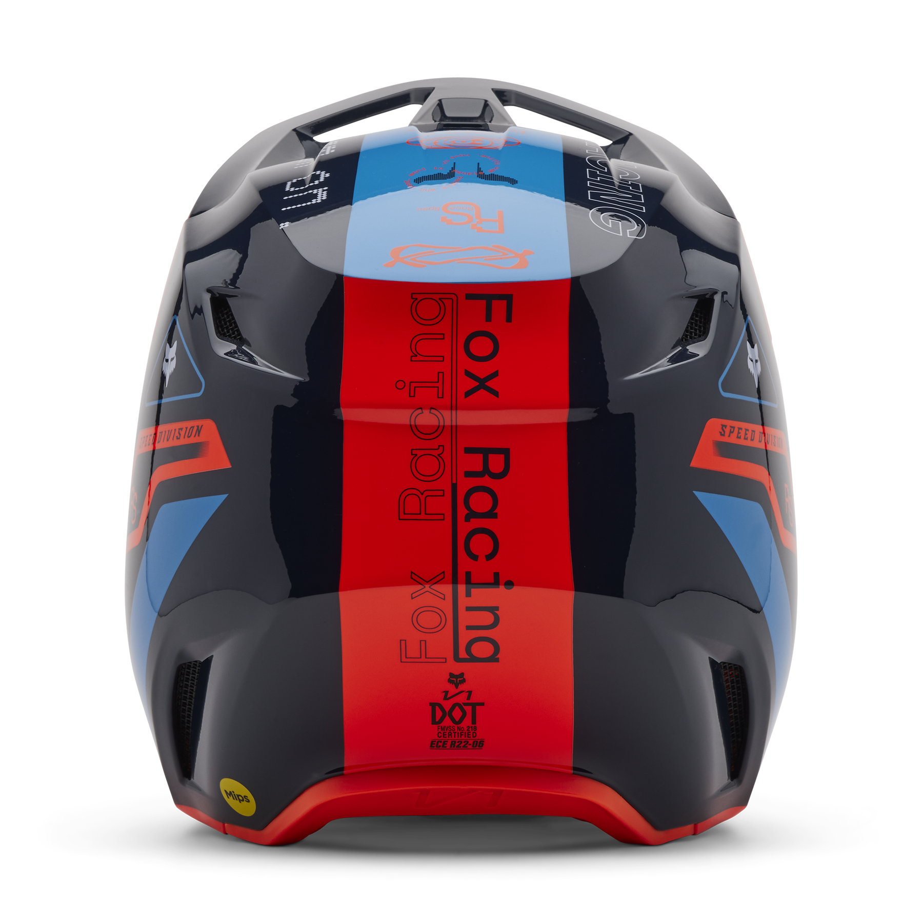 Fox Racing V1 Race Spec Helmet Adult Midnight