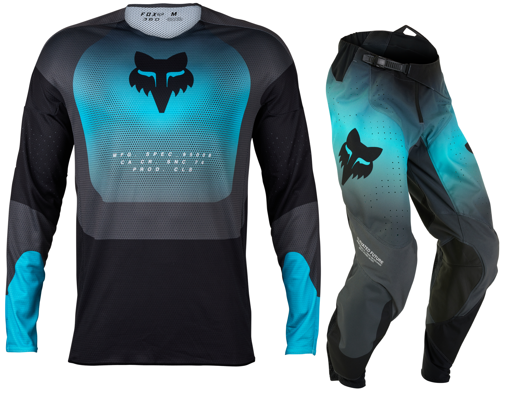 Fox Racing 360 Revise Kit Black Teal