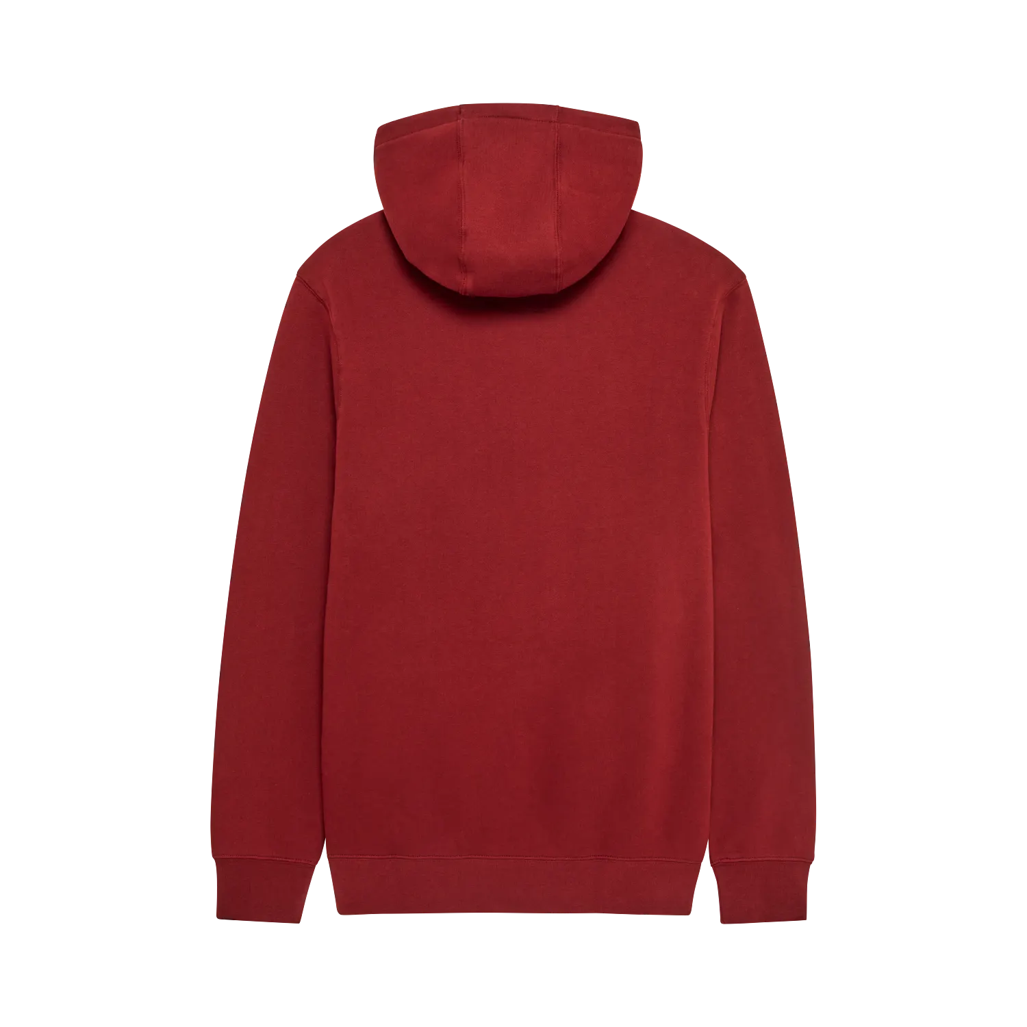 Fox Banner Pullover Hoddie Fleece Adult Rust Red