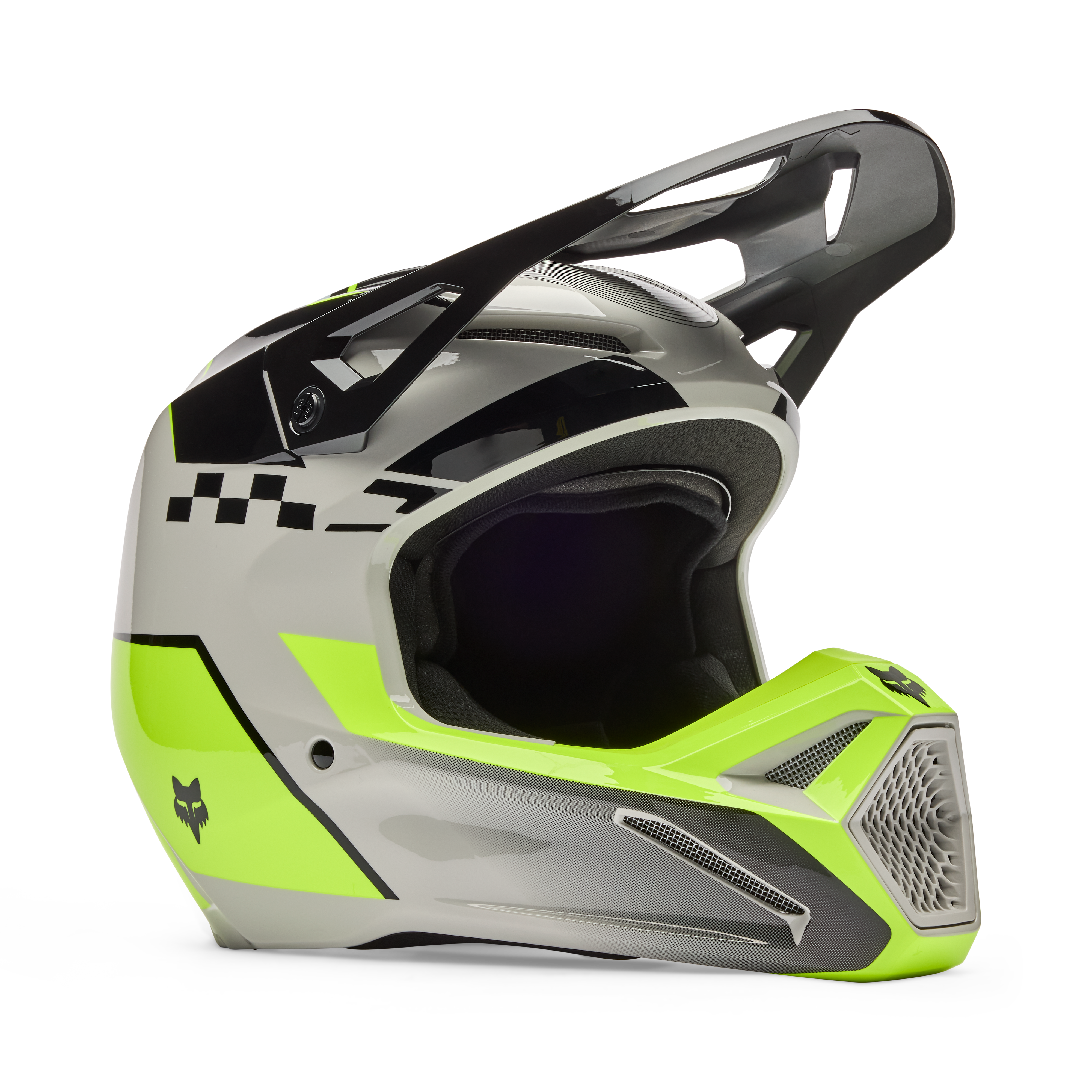 Fox V1 Collect Helmet Adult Grey