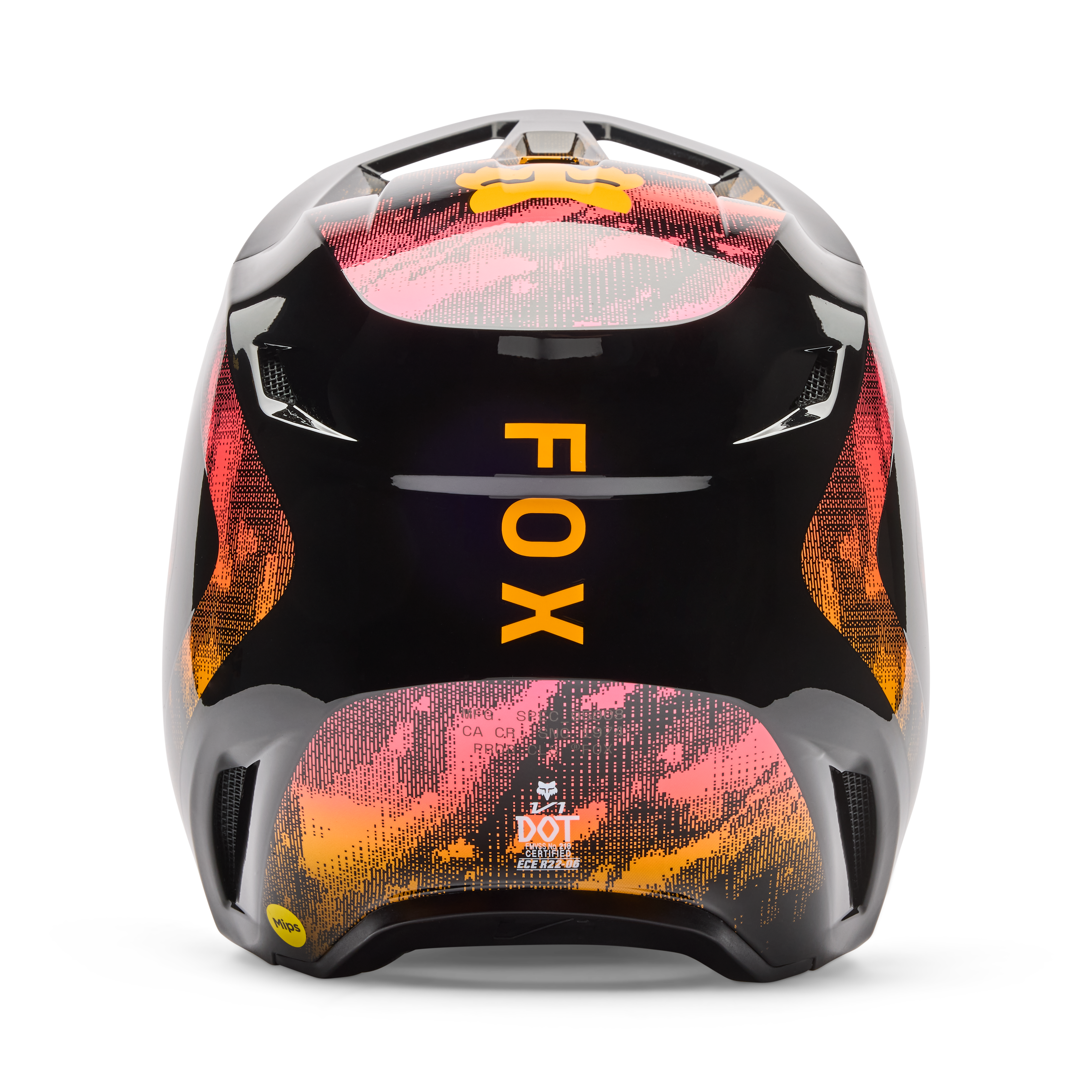 Fox V1 Kairos Helmet Adult Tangerine