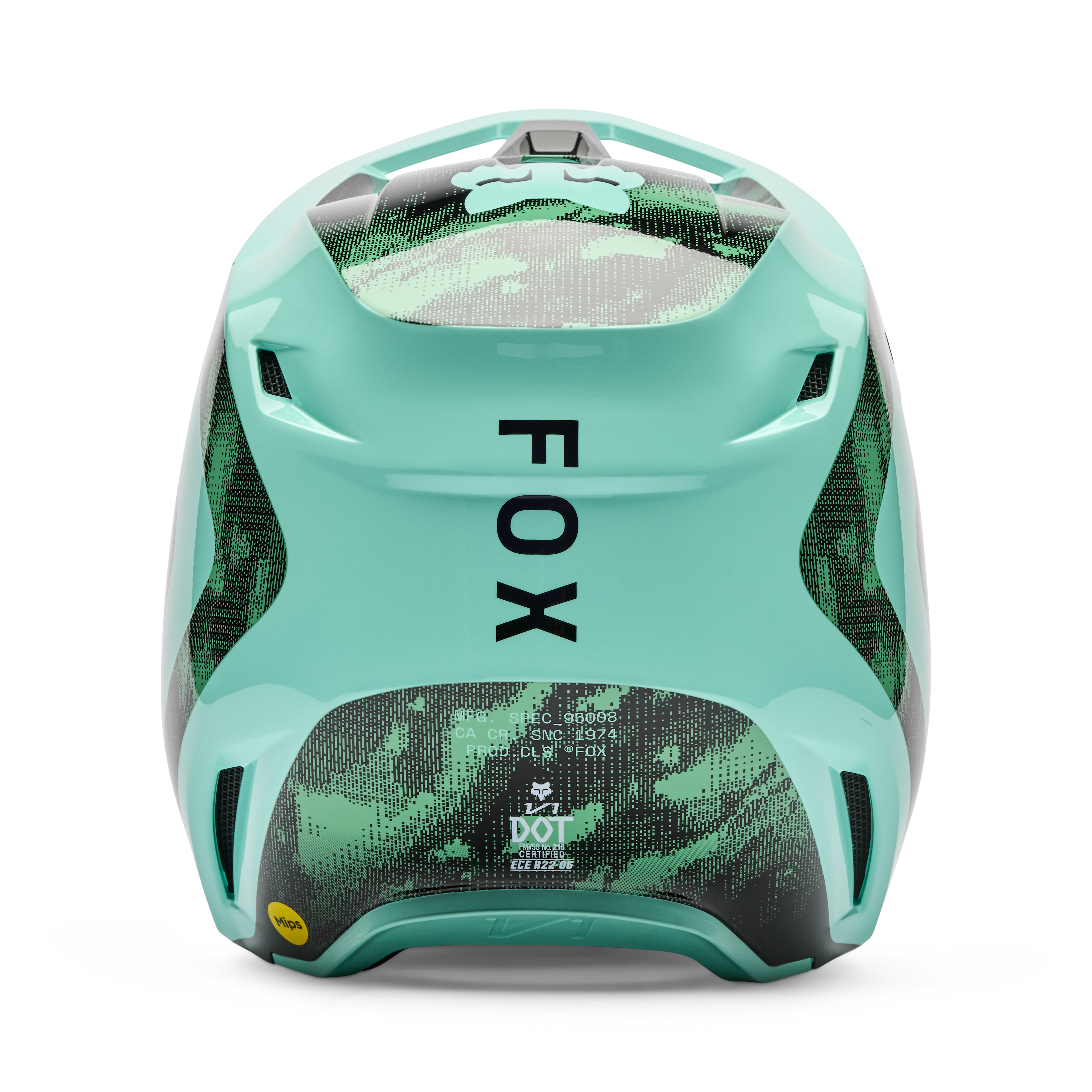 Fox V1 Kairos Helmet Adult Turquoise
