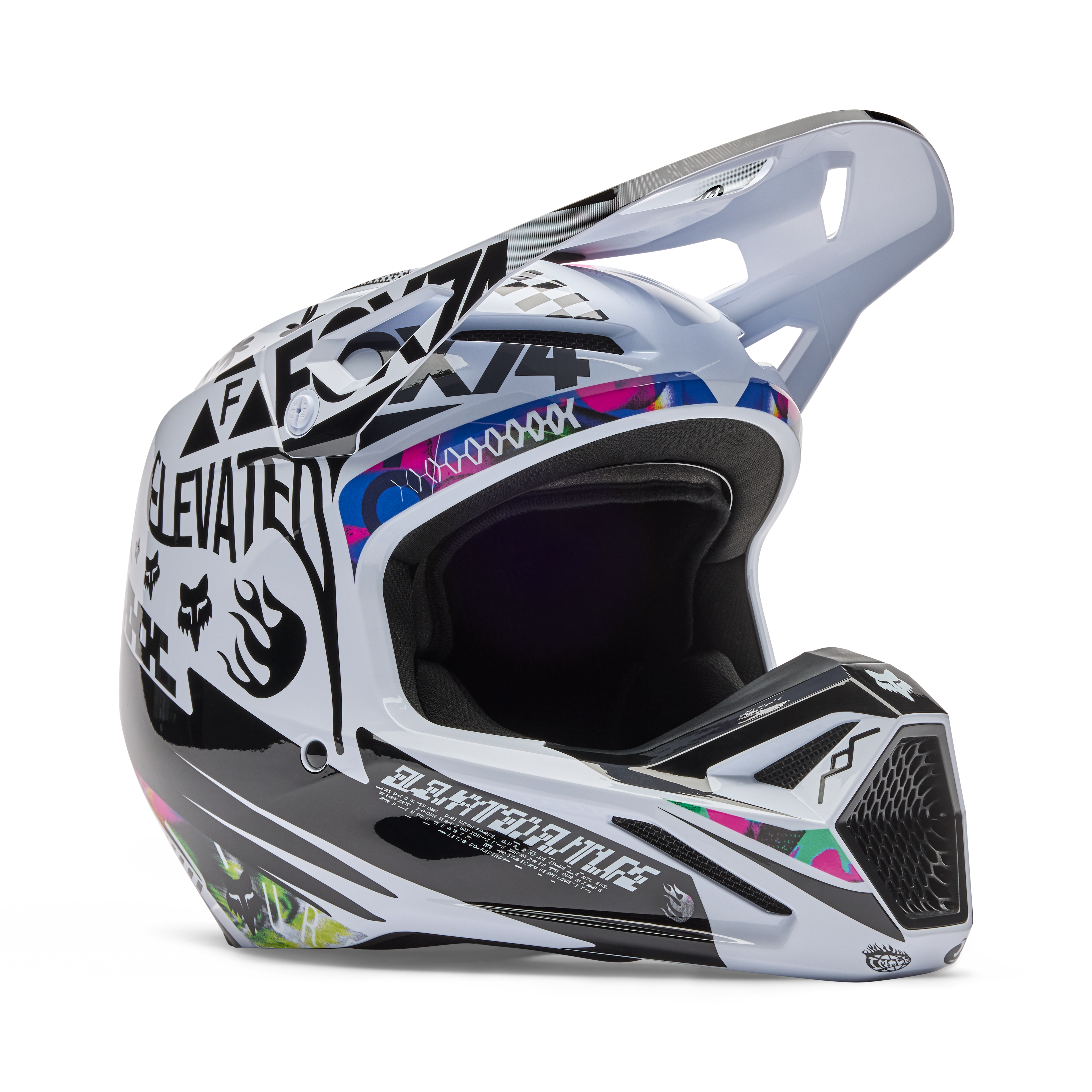 Fox V1 Cosmo Helmet Adult White
