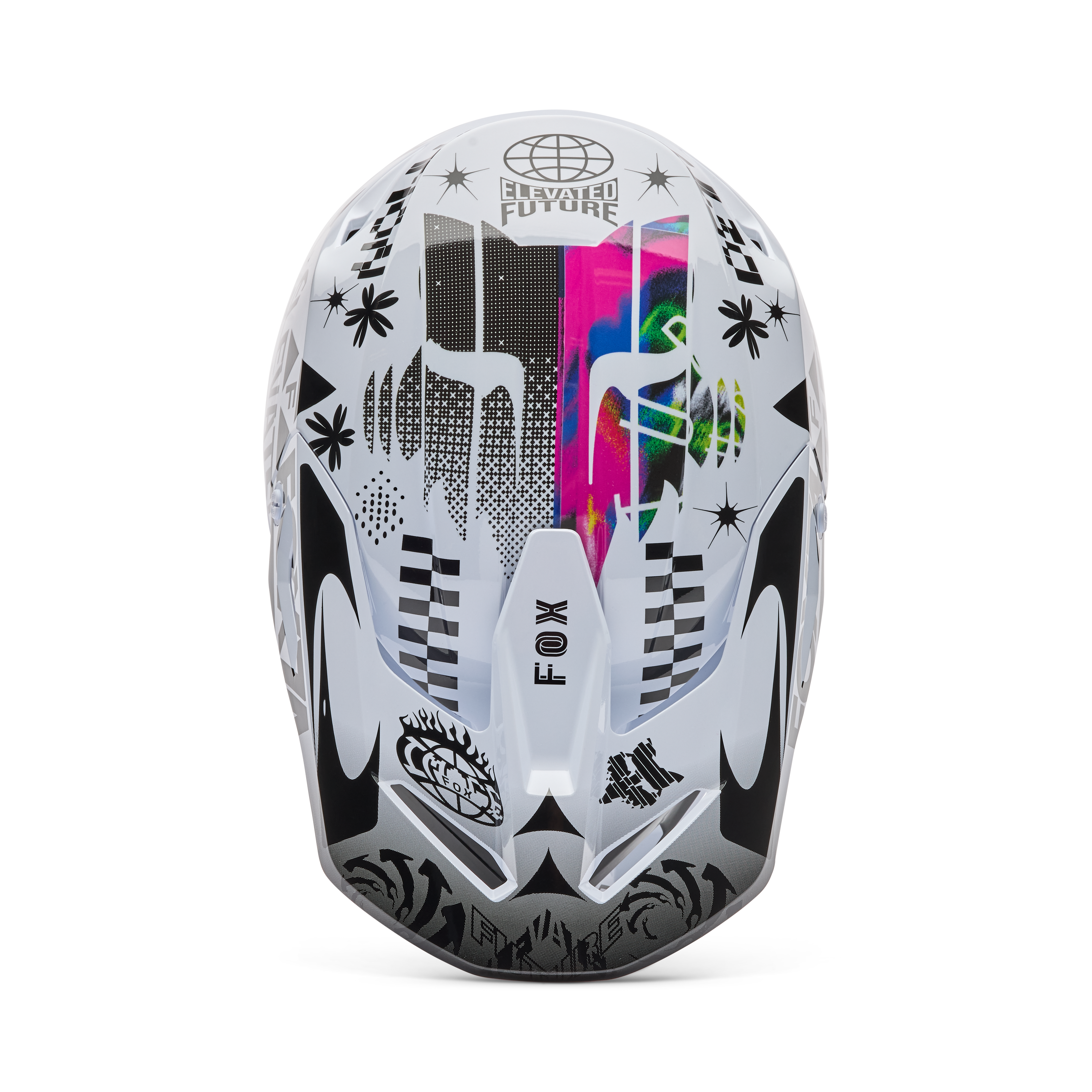 Fox V1 Cosmo Helmet Adult White