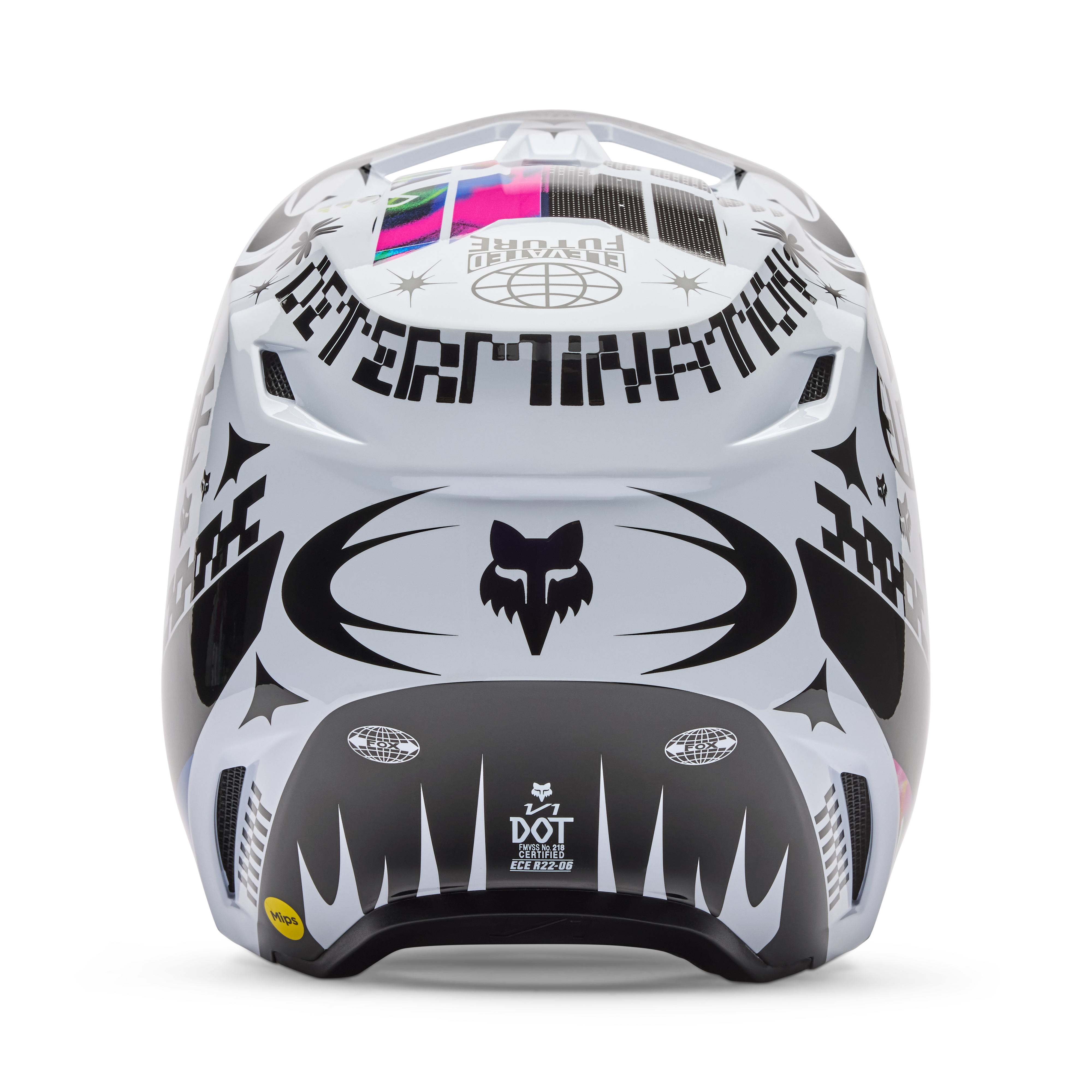 Fox V1 Cosmo Helmet Adult White