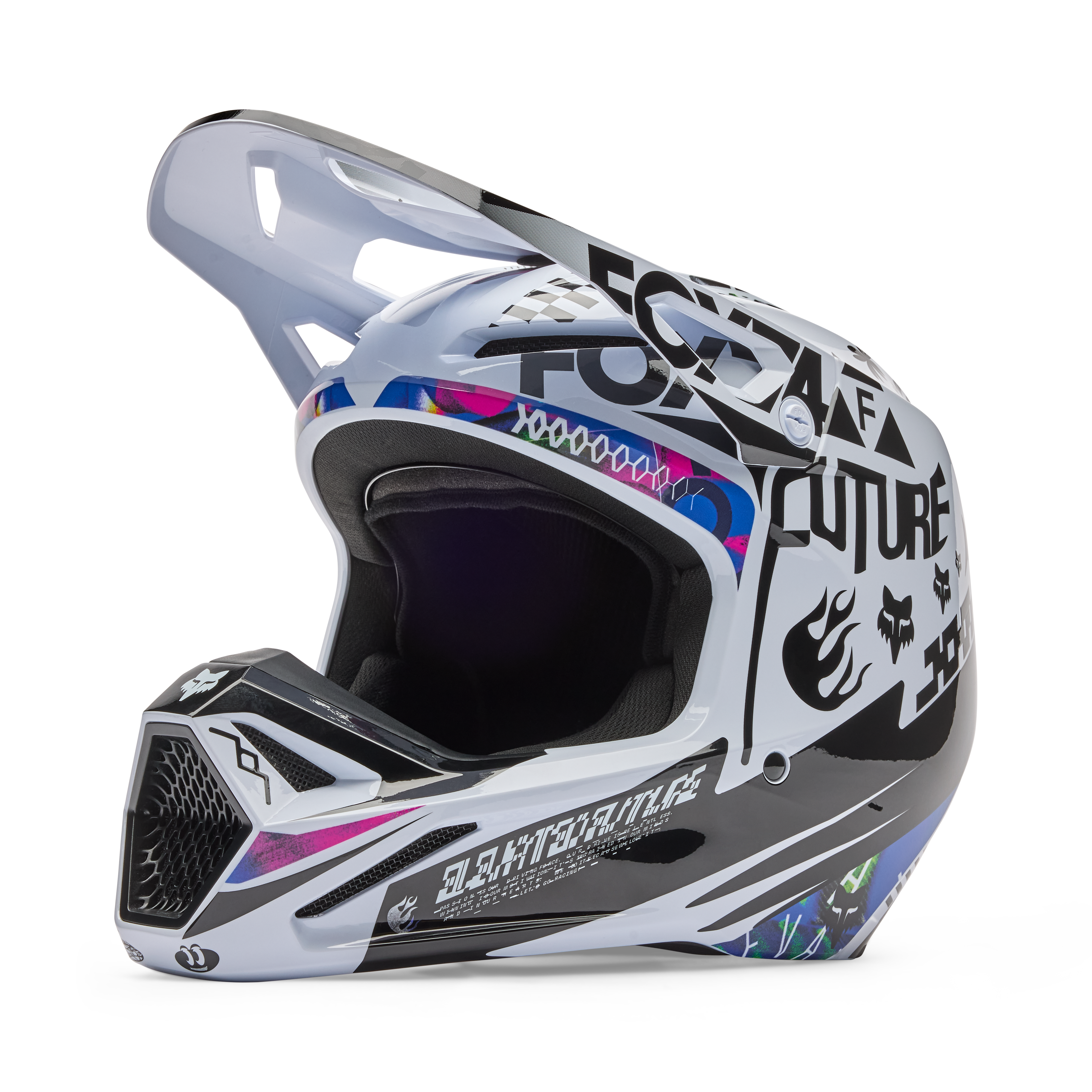Fox V1 Cosmo Helmet Adult White