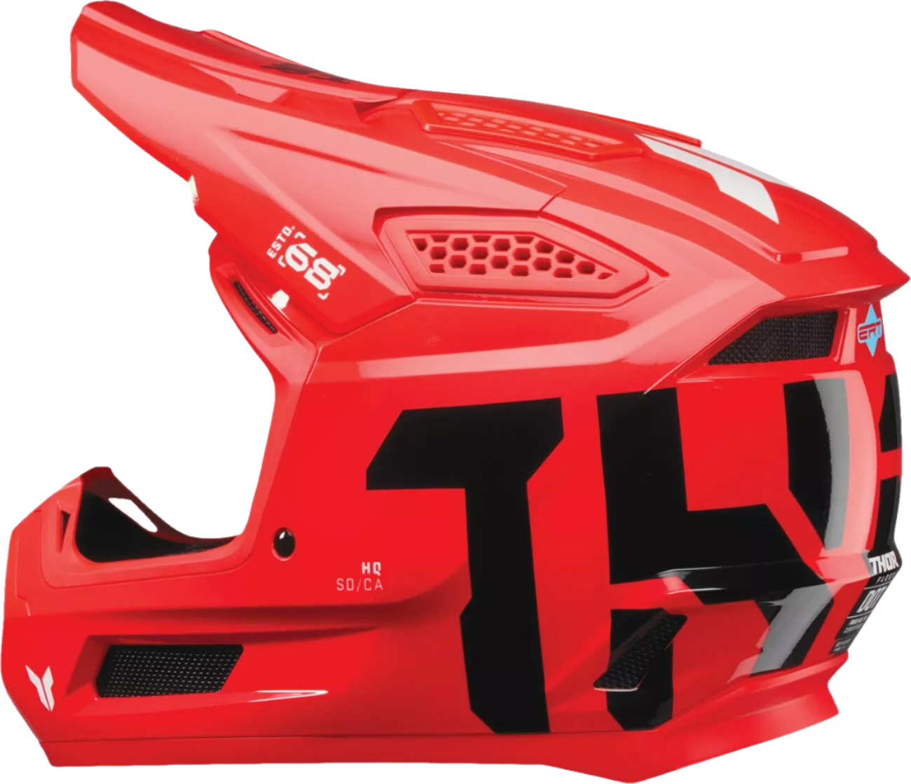 Thor Fleet Helmet Adult Forge Red