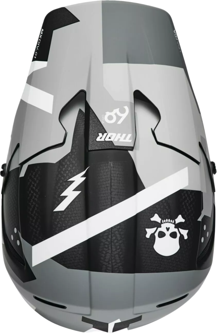 Thor Reflex Sport Carbon Helmet Adult Grey/White