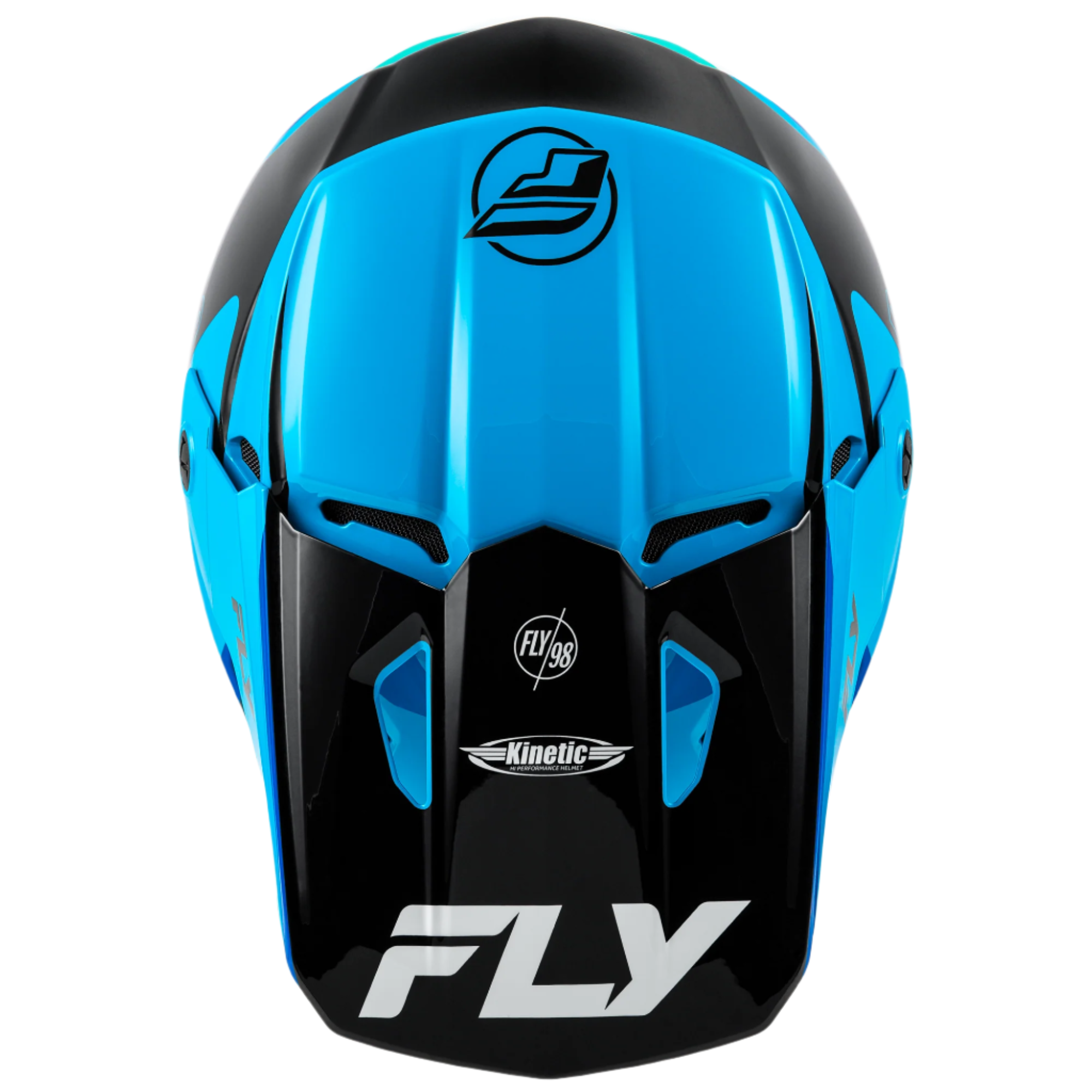 Fly Kinetic Rally Helmet Adult Blue
