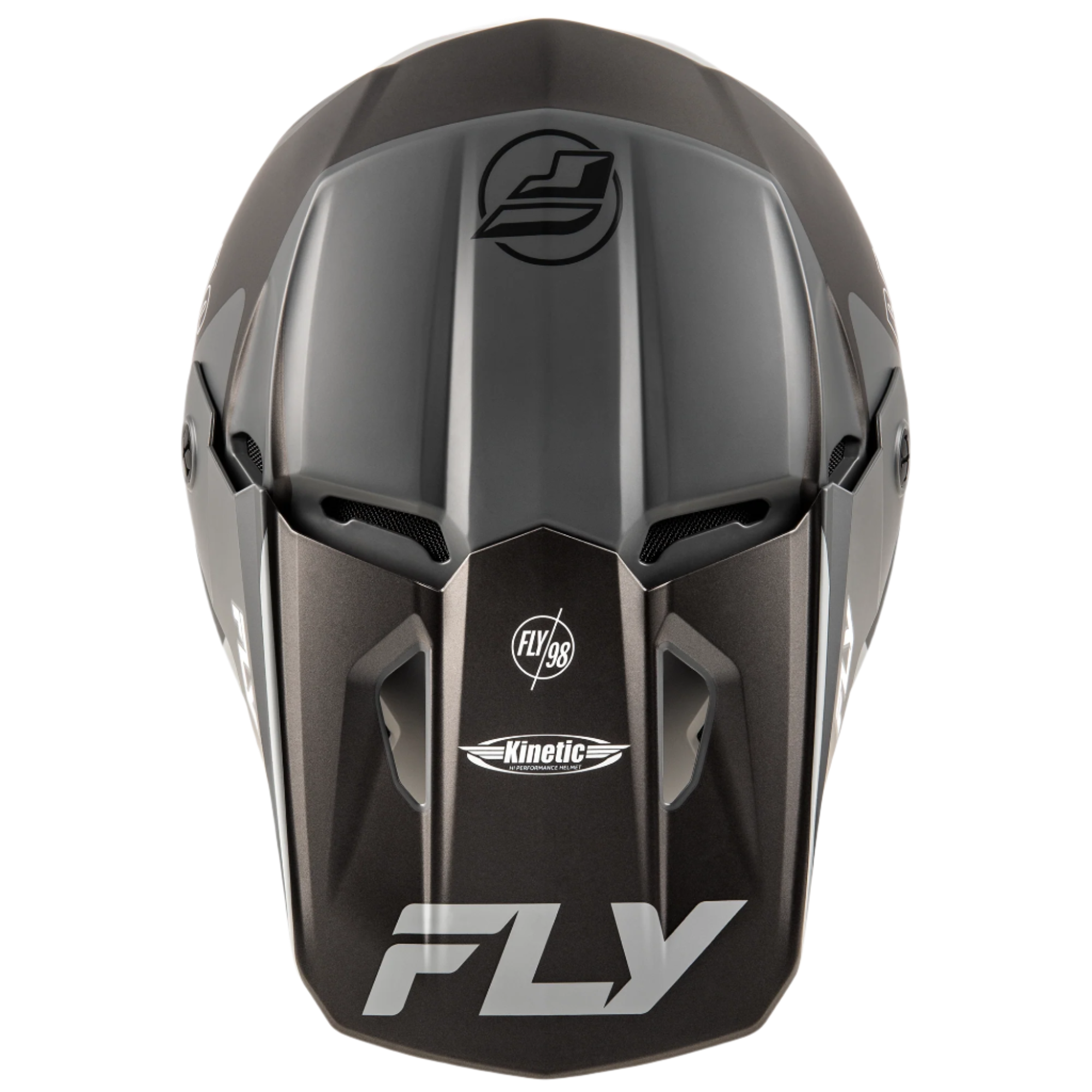 Fly Kinetic Rally Helmet Adult Grey