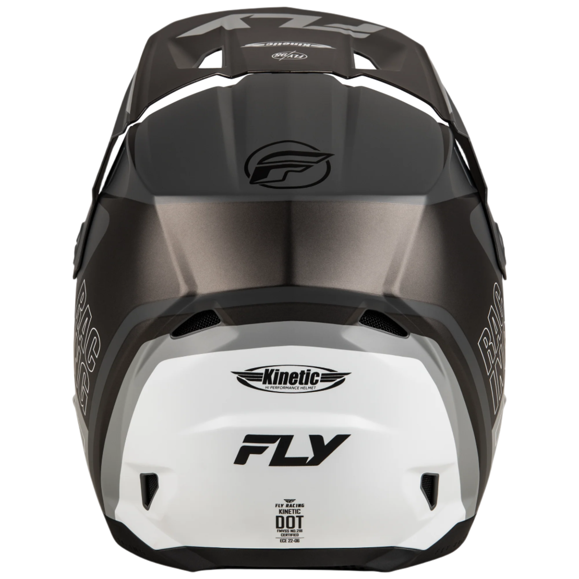 Fly Kinetic Rally Helmet Adult Grey