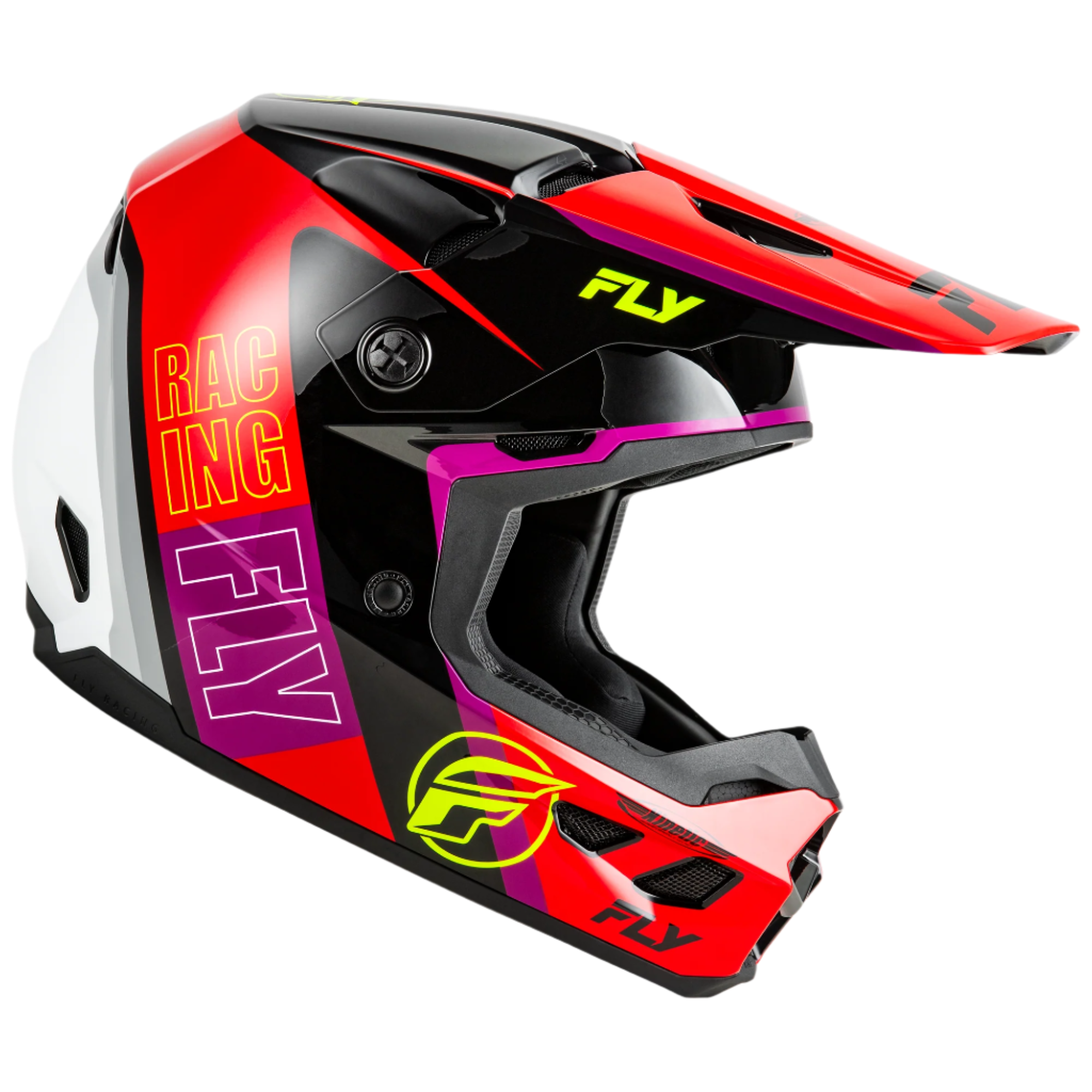 Fly Kinetic Rally Helmet Adult Red