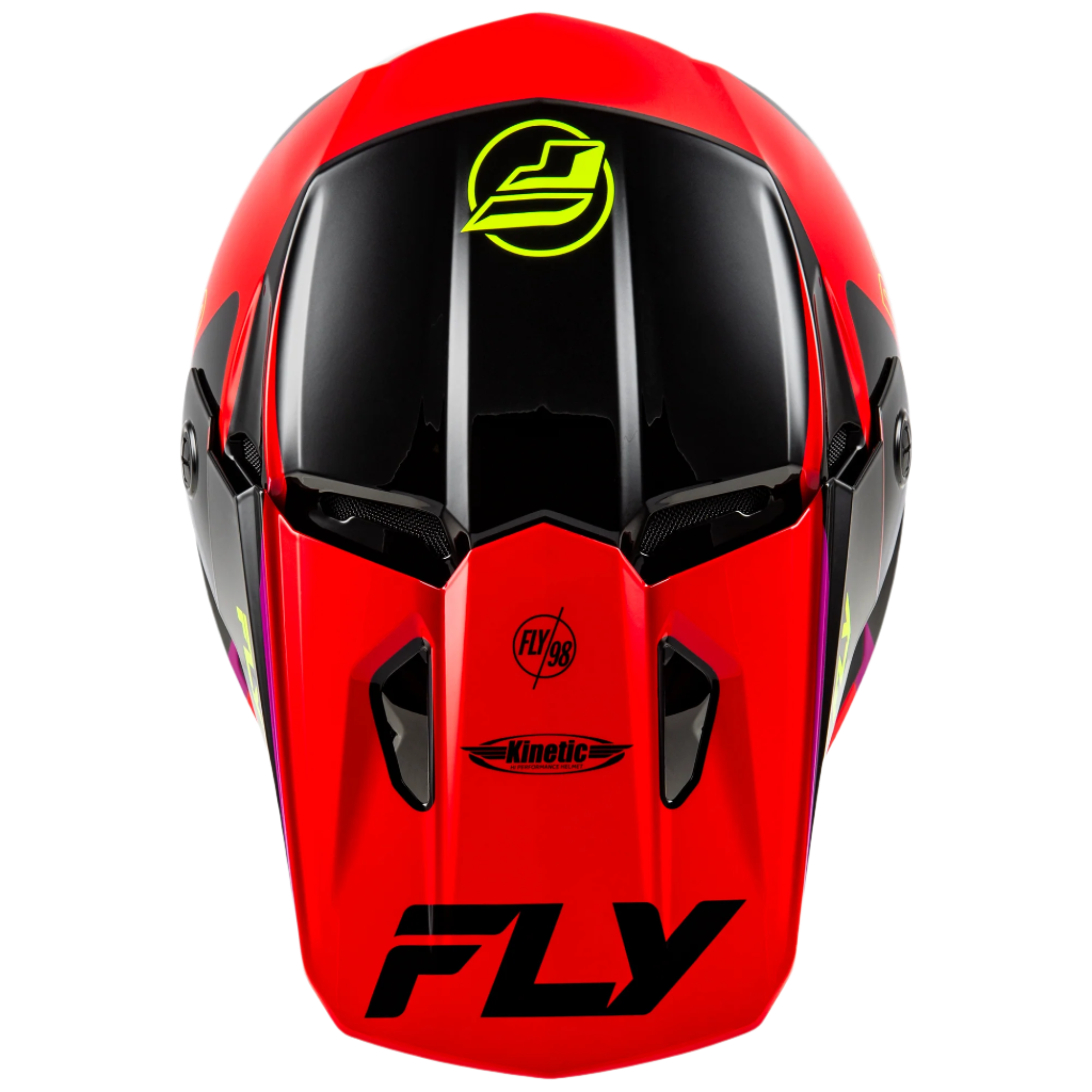 Fly Kinetic Rally Helmet Adult Red