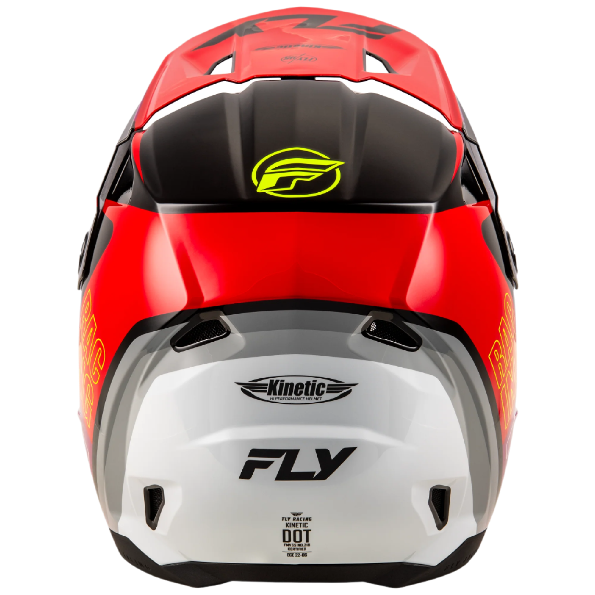 Fly Kinetic Rally Helmet Adult Red