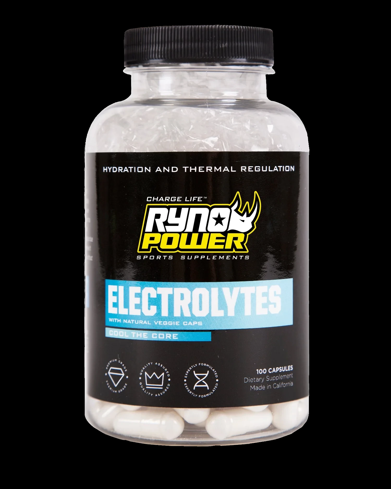 Electrolytes Supplement Tablets 100 Capsules (50 Servings)