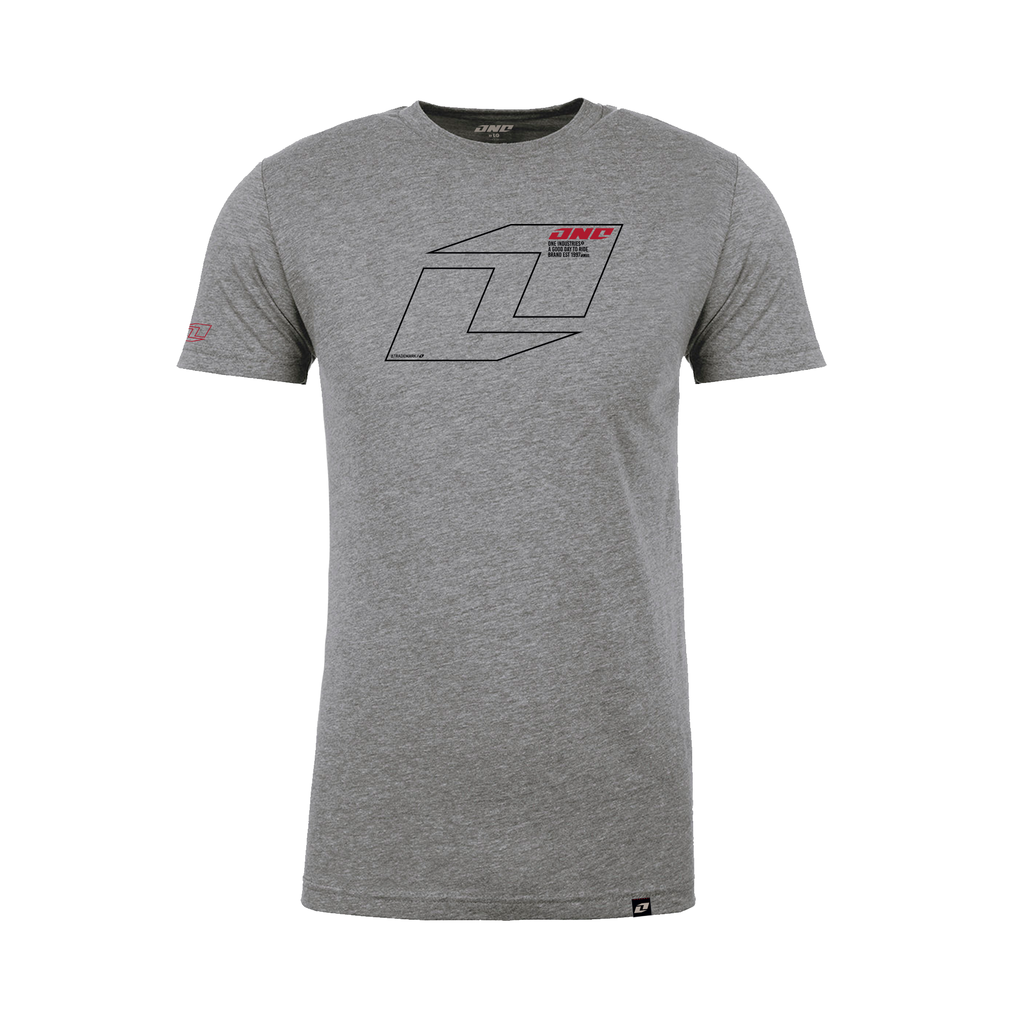 One Industries Vector T Shirt Adult Grey