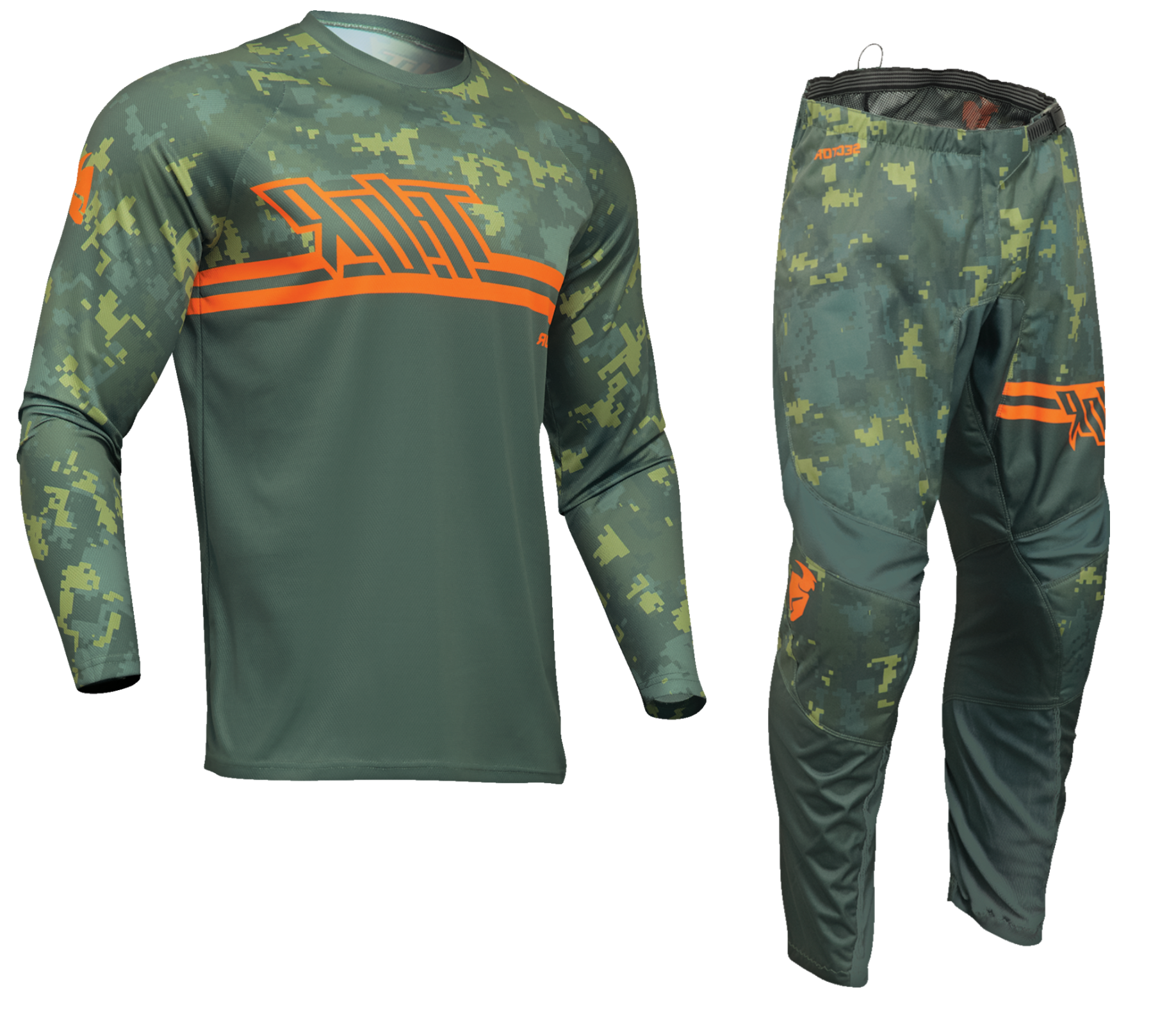 Thor Sector Digi Kit Youth Camo / Orange