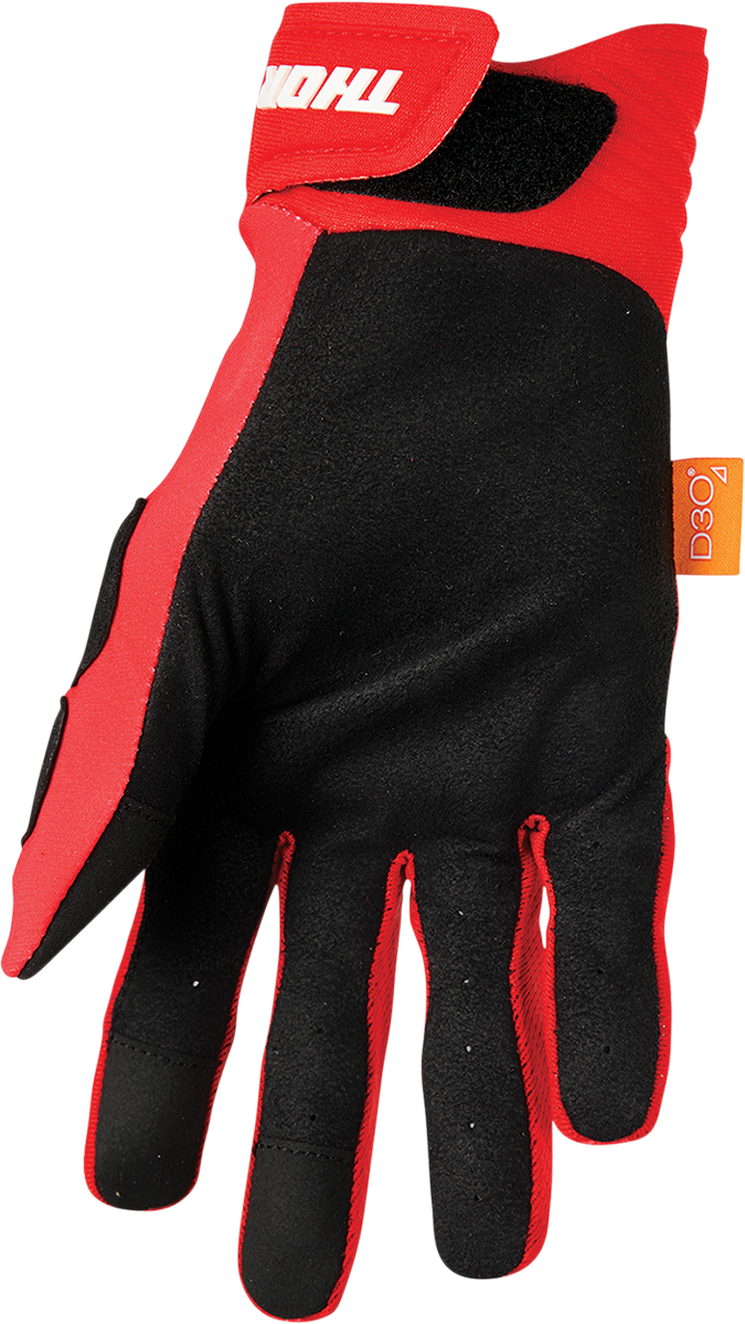 Thor Rebound D30 Gloves Adult Red / White