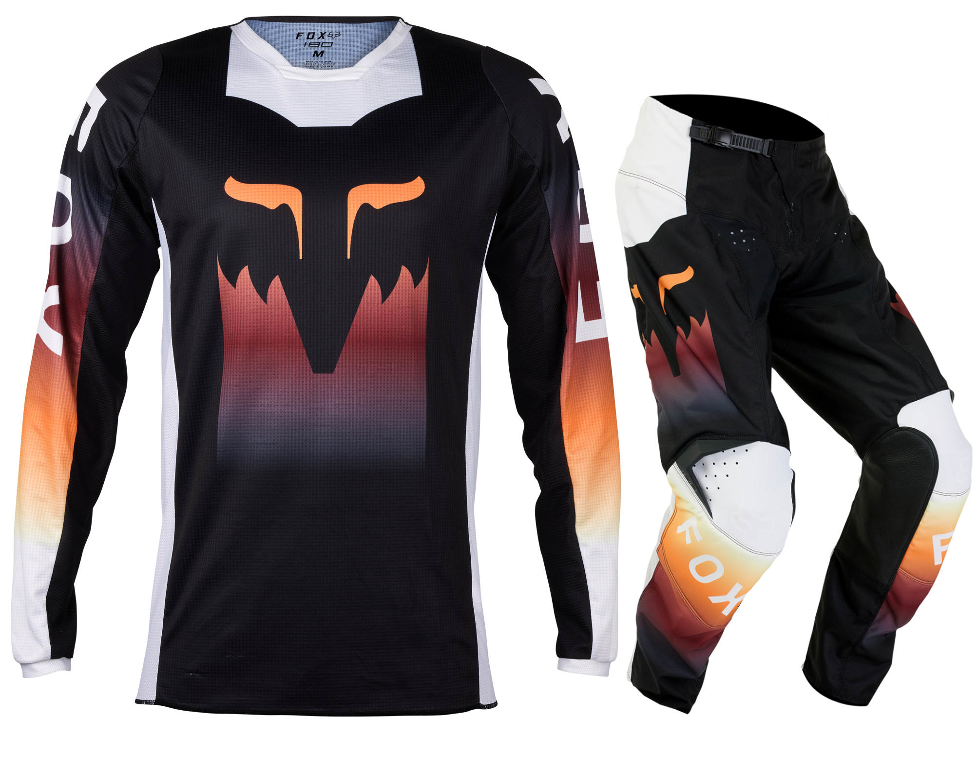 Fox Racing 180 Flora Kit Black / White
